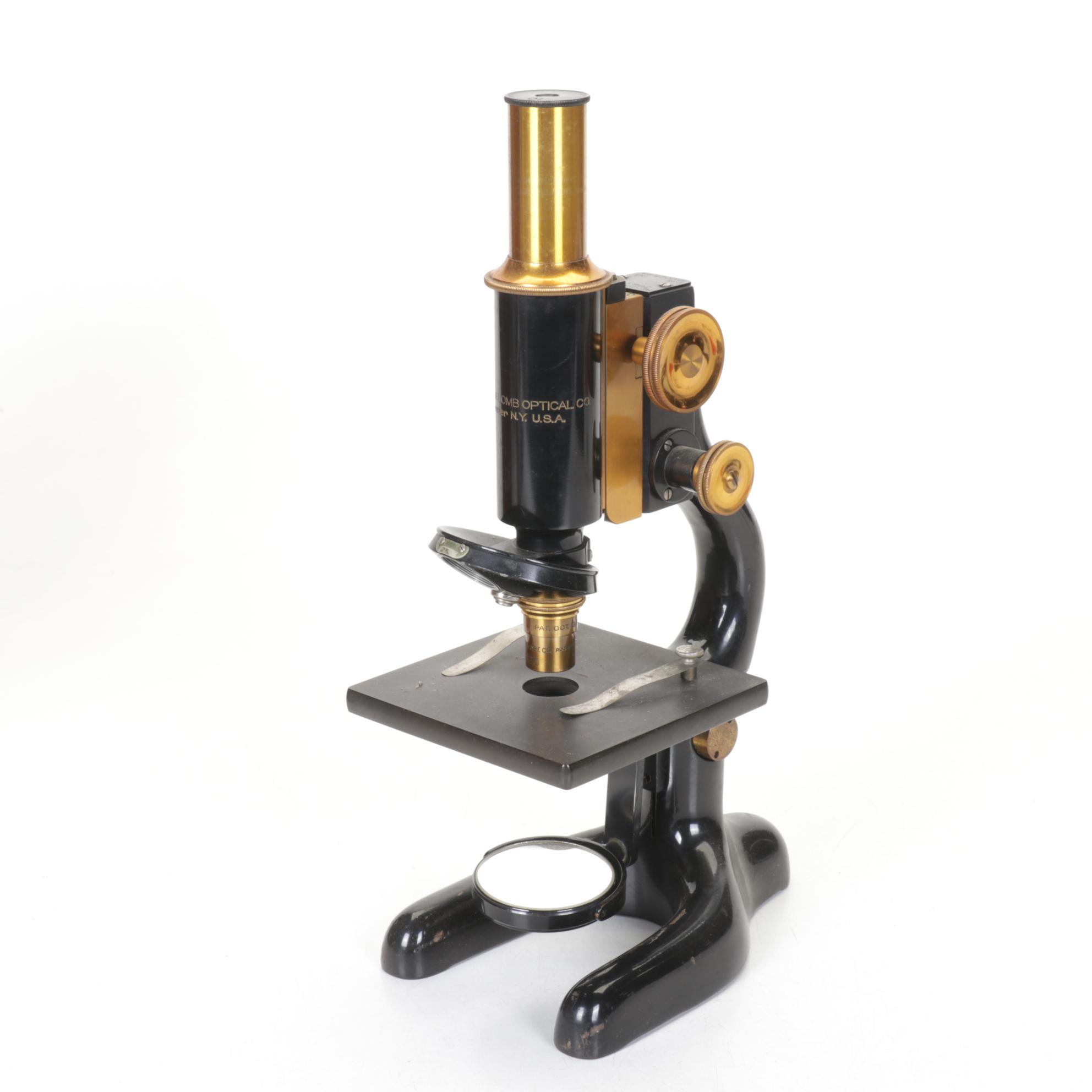 Bausch & Lomb Monocular Microscope with Case & Accessories