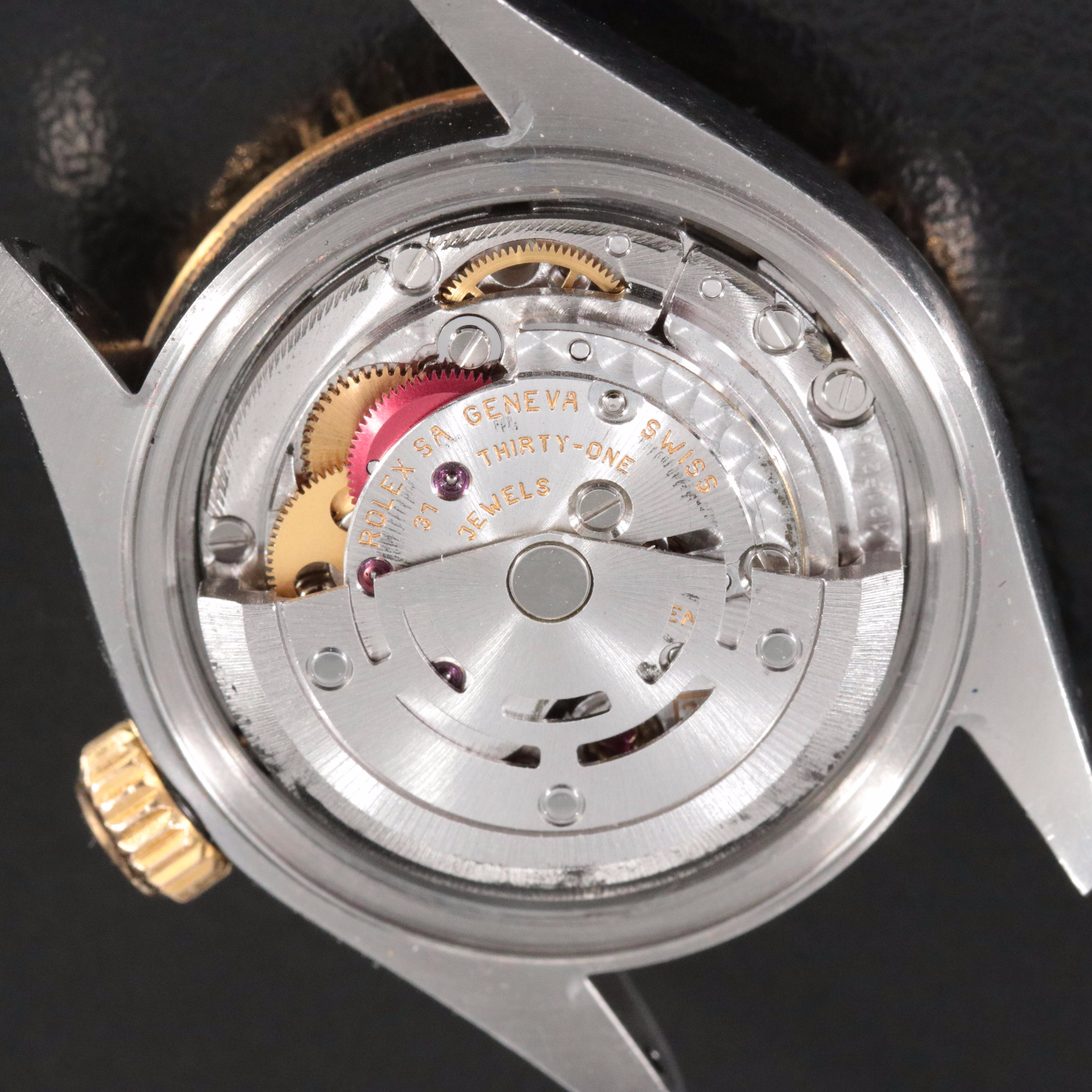 2002 Rolex Slate Roman Dial Model 79173 Automatic Watch