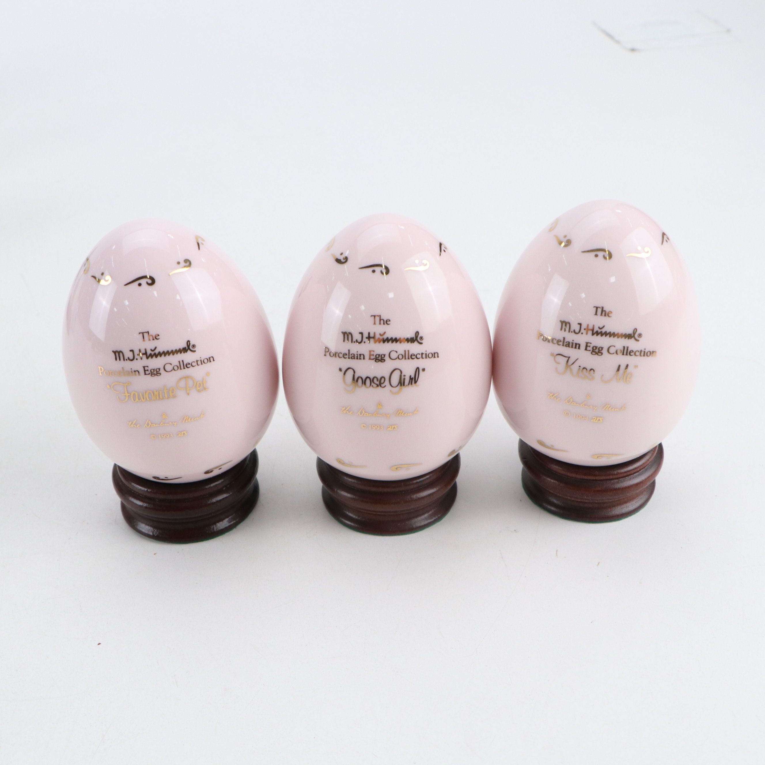 Goebel "Little Goat Herder," "Goose Girl" and More Porcelain Hummel Eggs