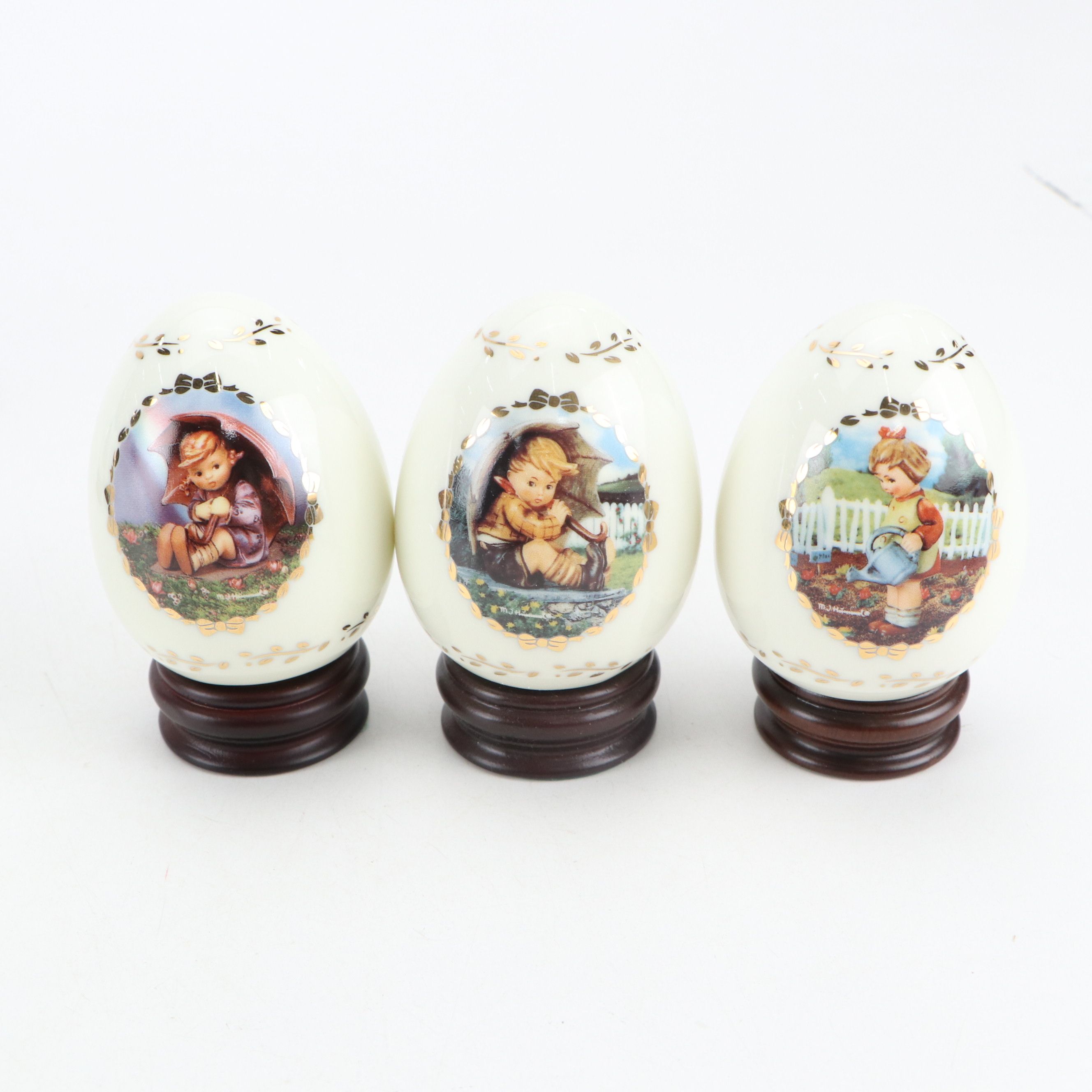 Goebel "Little Goat Herder," "Goose Girl" and More Porcelain Hummel Eggs