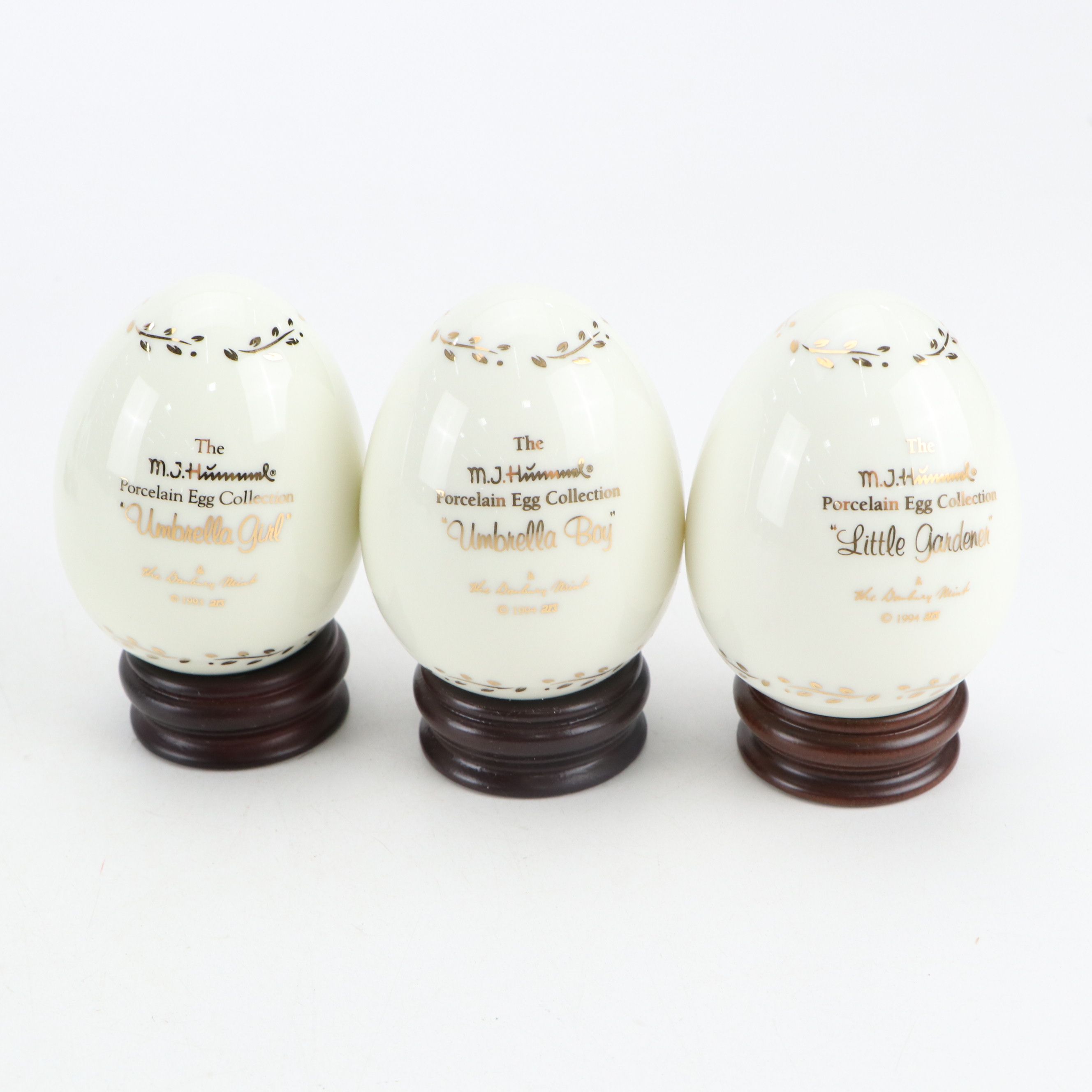 Goebel "Little Goat Herder," "Goose Girl" and More Porcelain Hummel Eggs