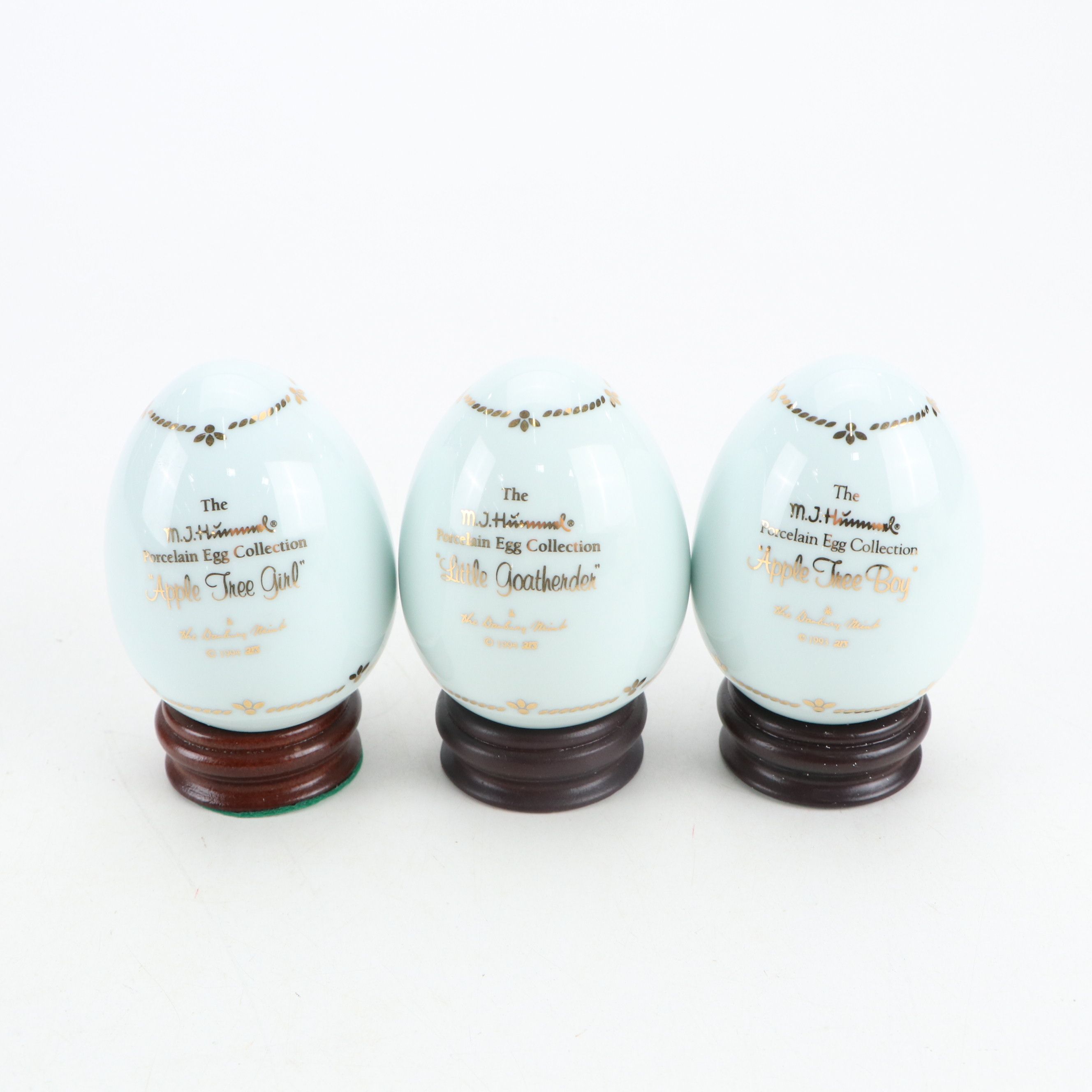 Goebel "Little Goat Herder," "Goose Girl" and More Porcelain Hummel Eggs