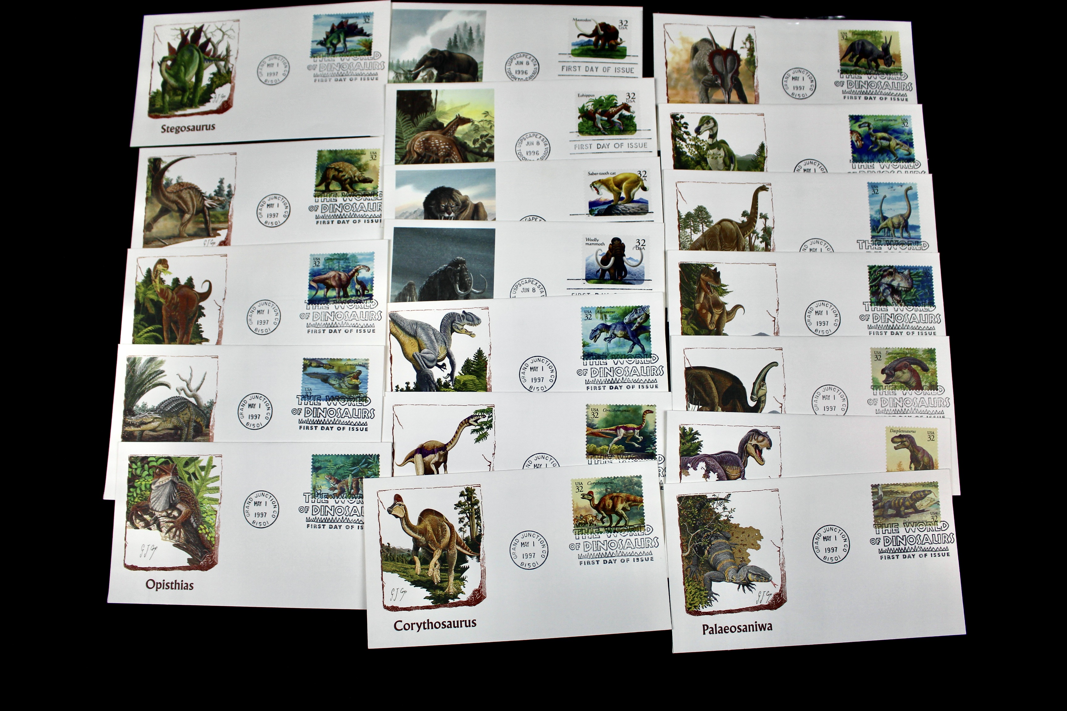 Over 400 U.S. First Day Covers, All with Cachets, All Unaddressed