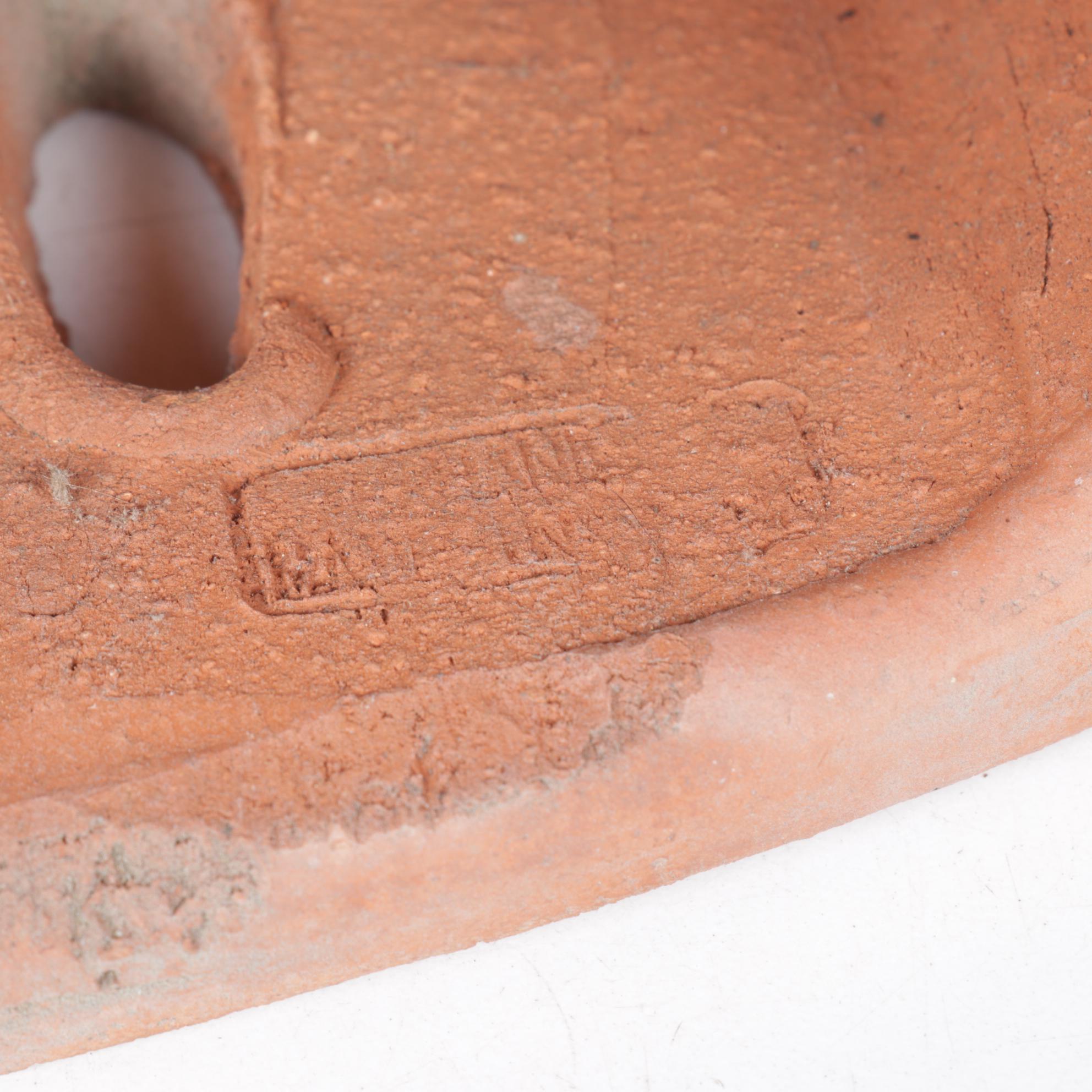 Two Neoclassical Terracotta Figural Wall Hanging Planters