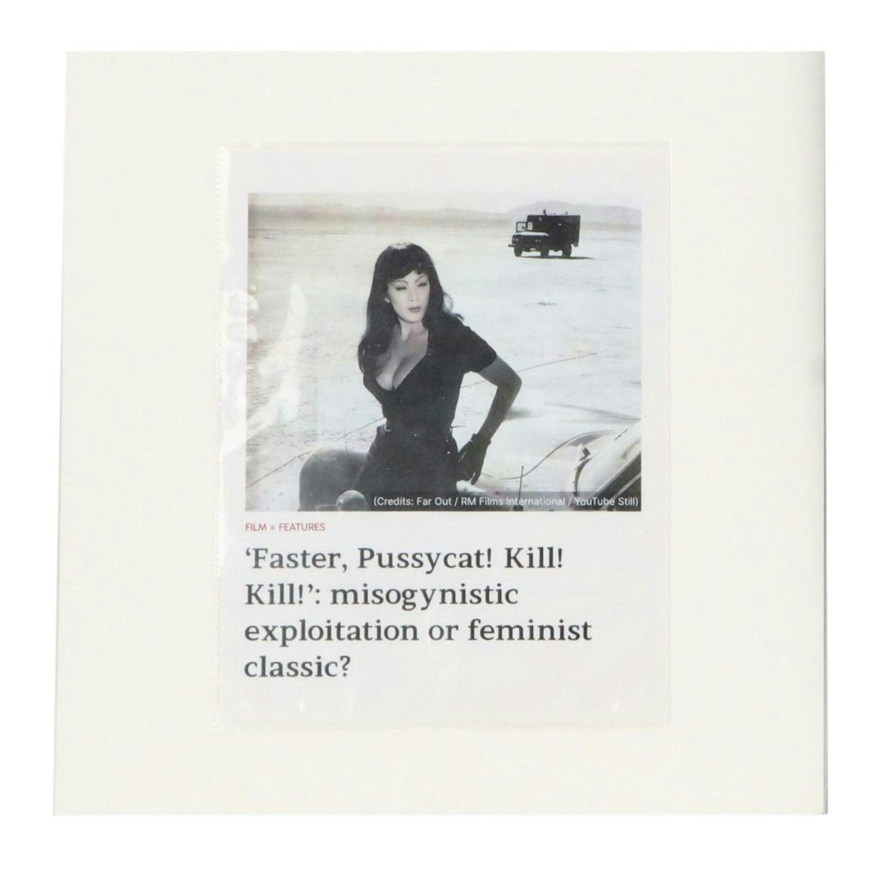 Giclée Poster "Faster, Pussycat! Kill! Kill!", Silver Gelatin Photo Tura Satana