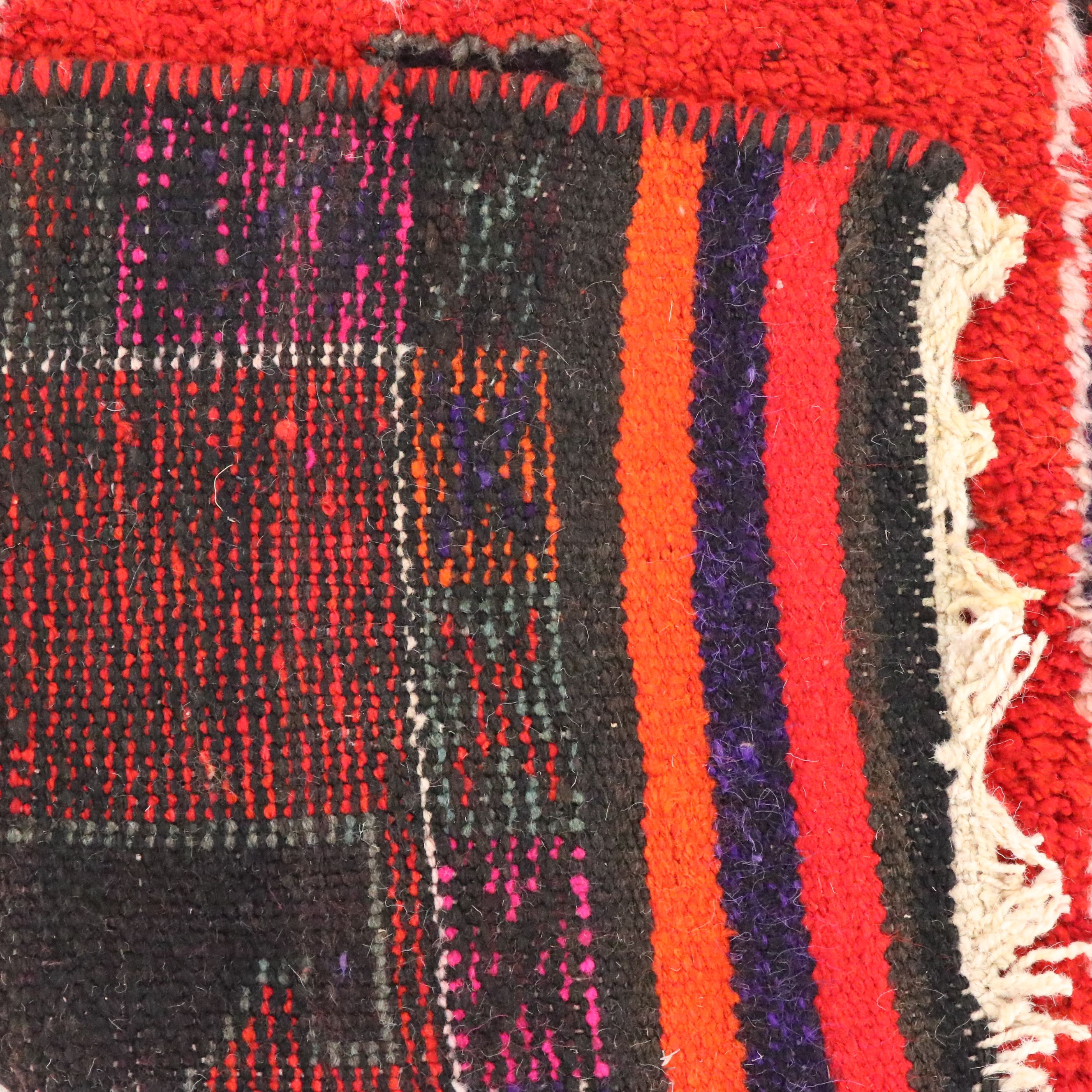 3'6 x 10'6 Hand-Knotted Moroccan Berber Long Rug