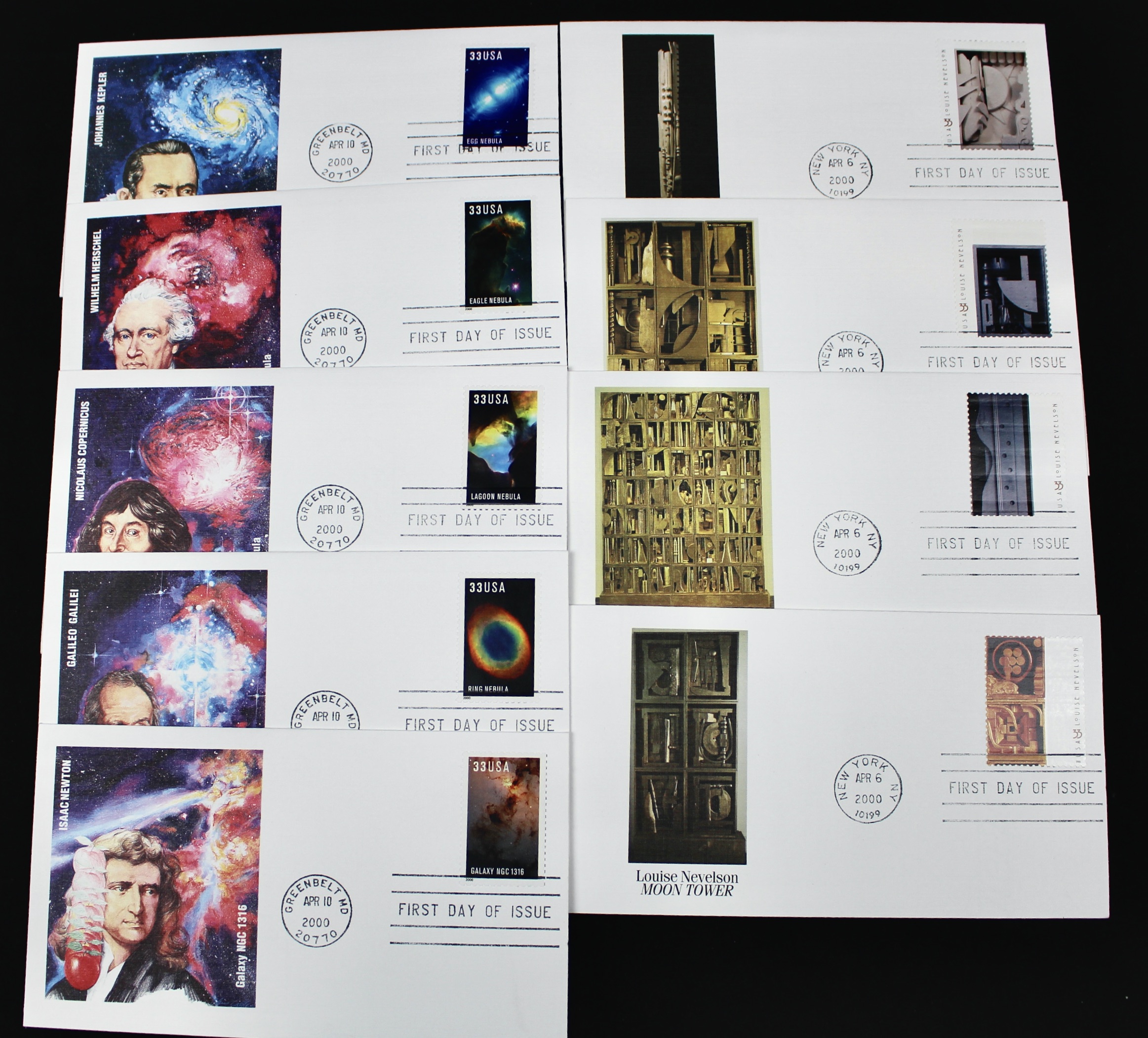 Over 400 U.S. First Day Covers, All with Cachets, All Unaddressed