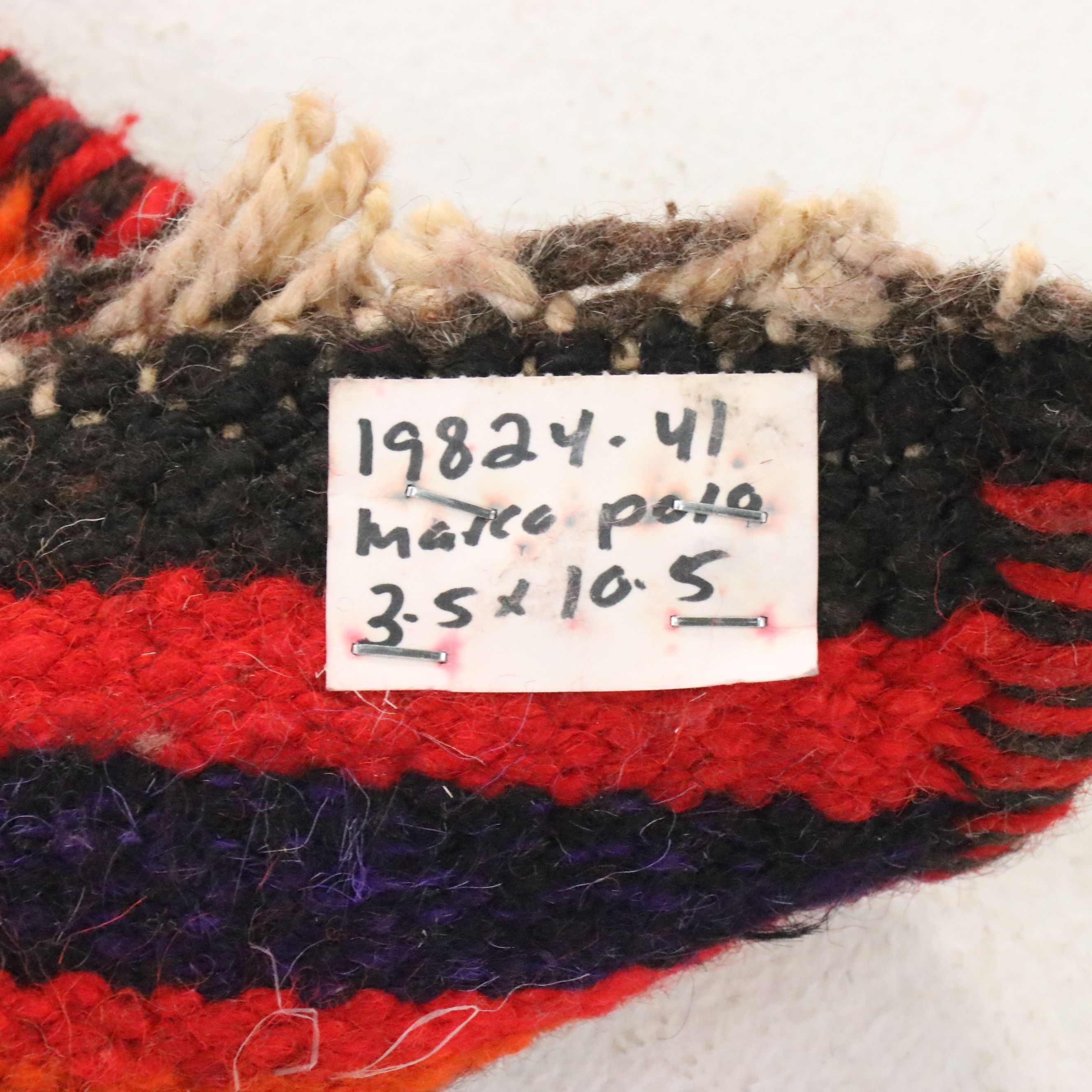 3'6 x 10'6 Hand-Knotted Moroccan Berber Long Rug