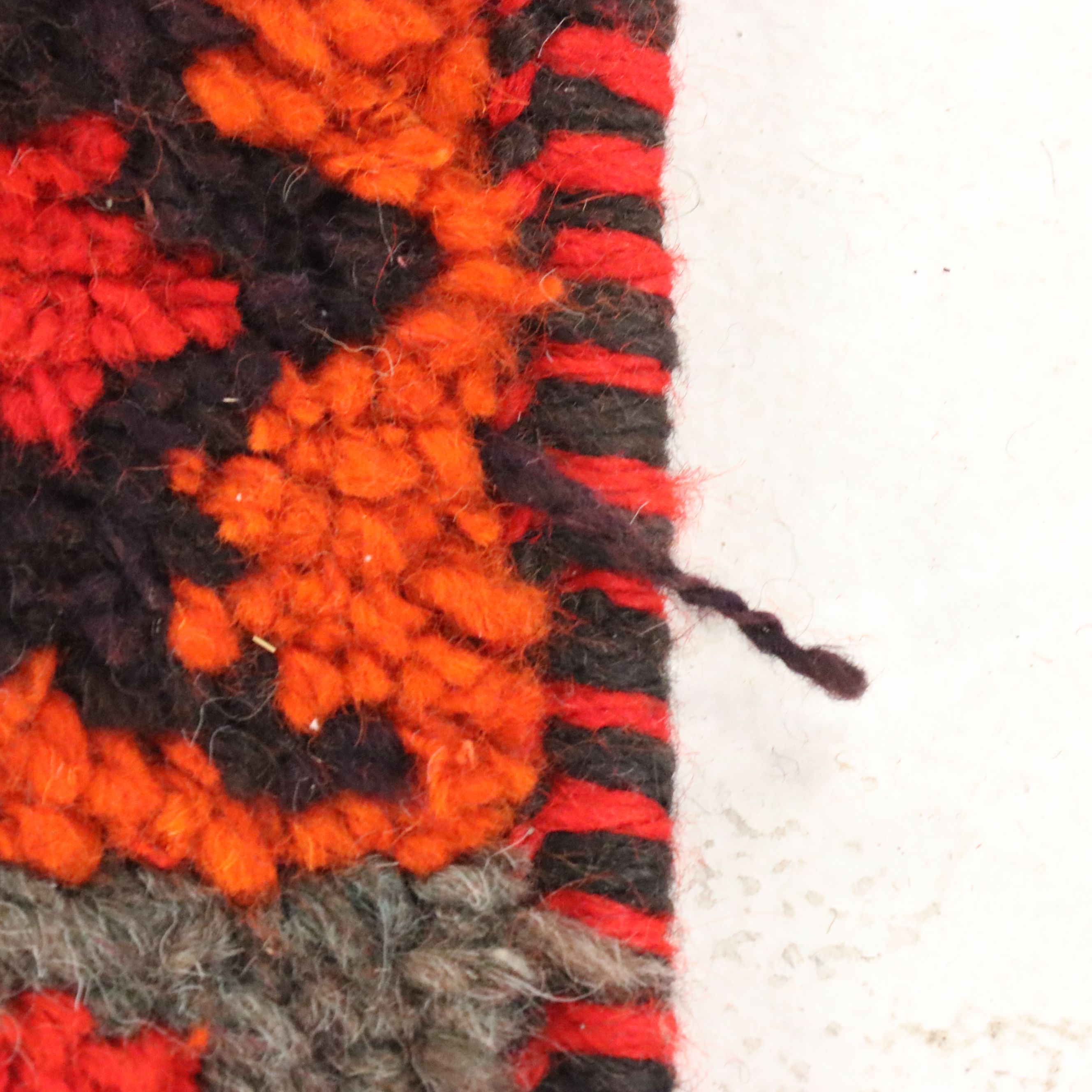 3'6 x 10'6 Hand-Knotted Moroccan Berber Long Rug