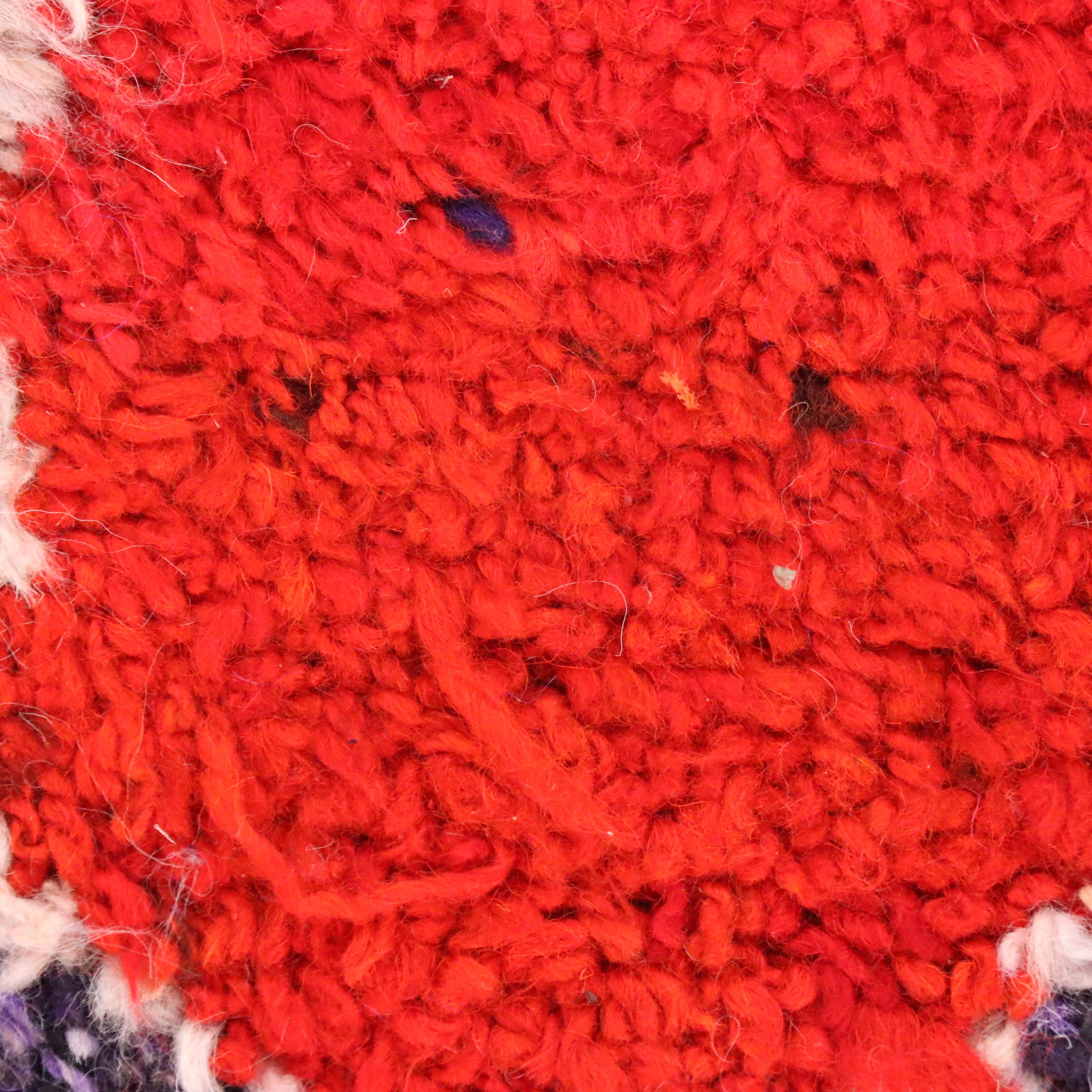 3'6 x 10'6 Hand-Knotted Moroccan Berber Long Rug