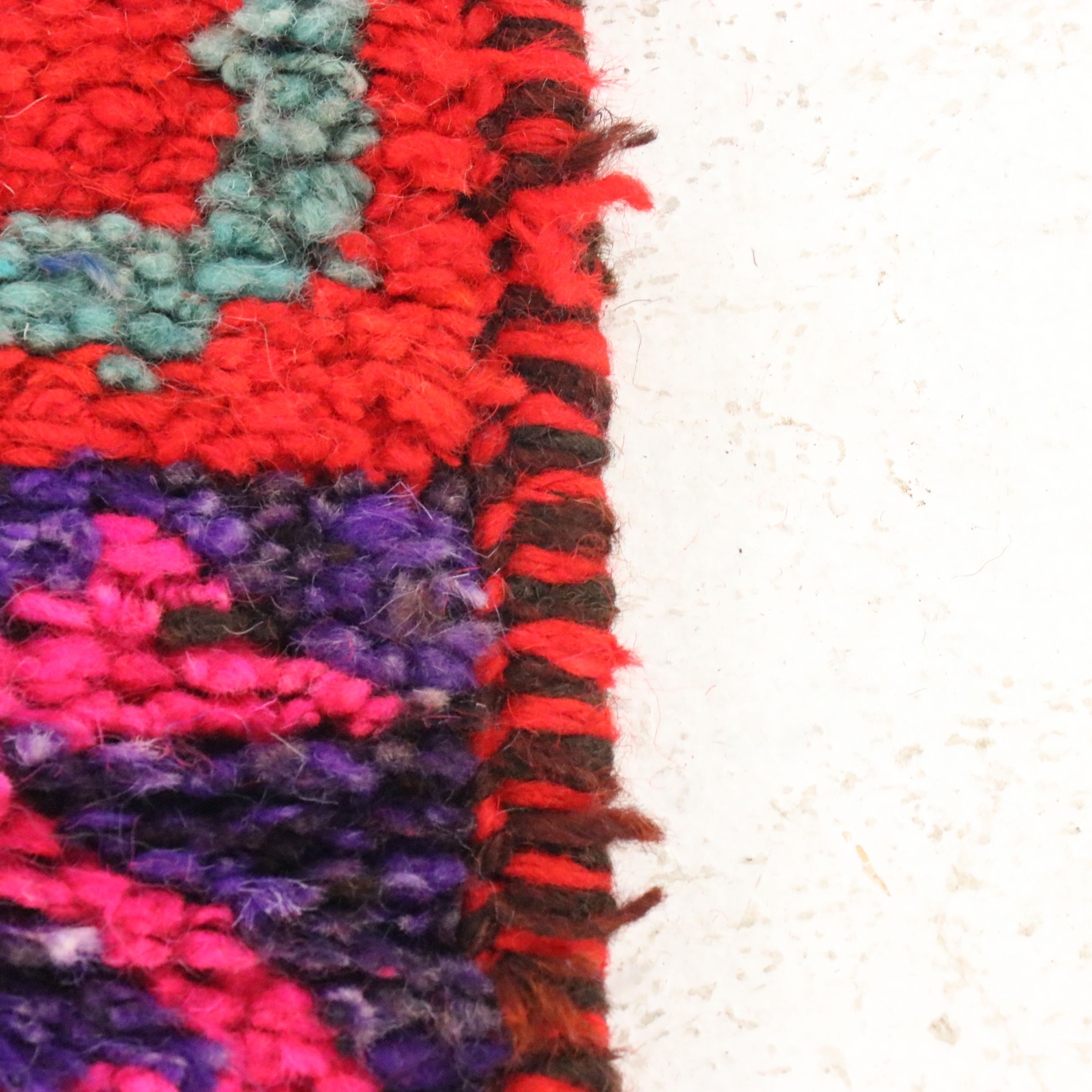 3'6 x 10'6 Hand-Knotted Moroccan Berber Long Rug