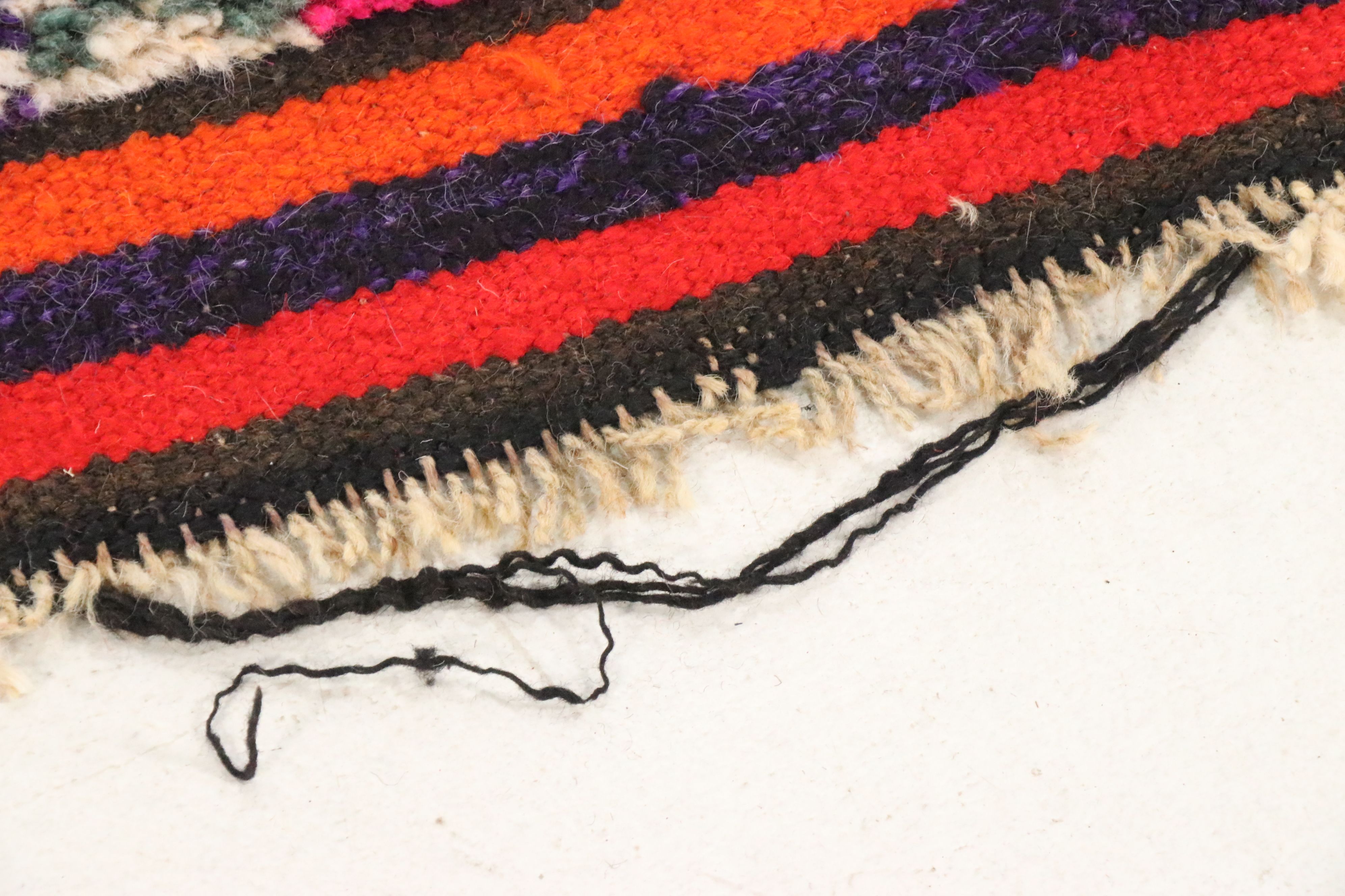 3'6 x 10'6 Hand-Knotted Moroccan Berber Long Rug