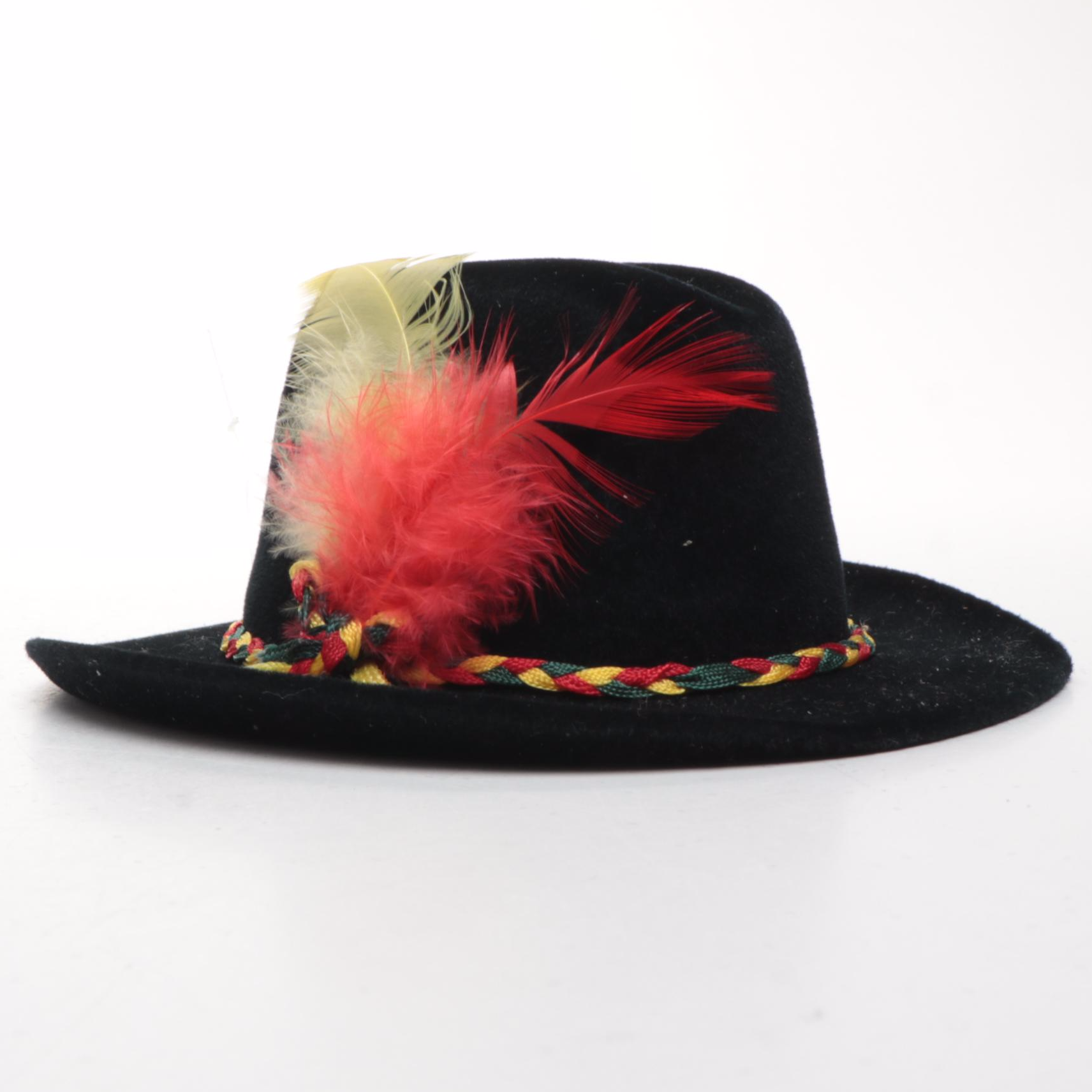 Dept. 56 Rodeo Hat Company Felt Christmas Tree Ornaments