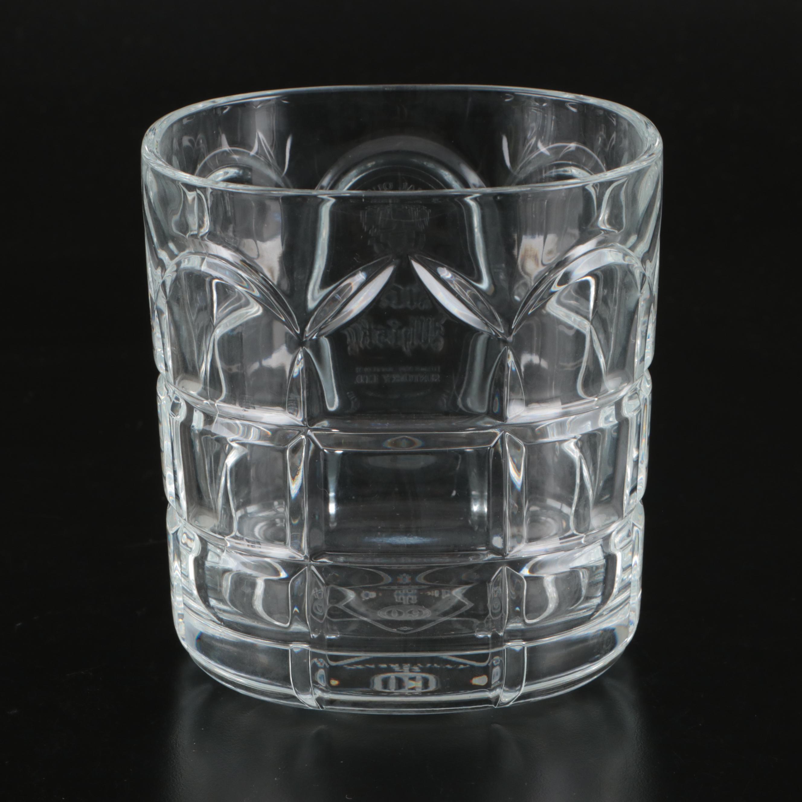 Suntory "Relief Cristal" Decanter and Jug with "Golden Cristal" Glasses