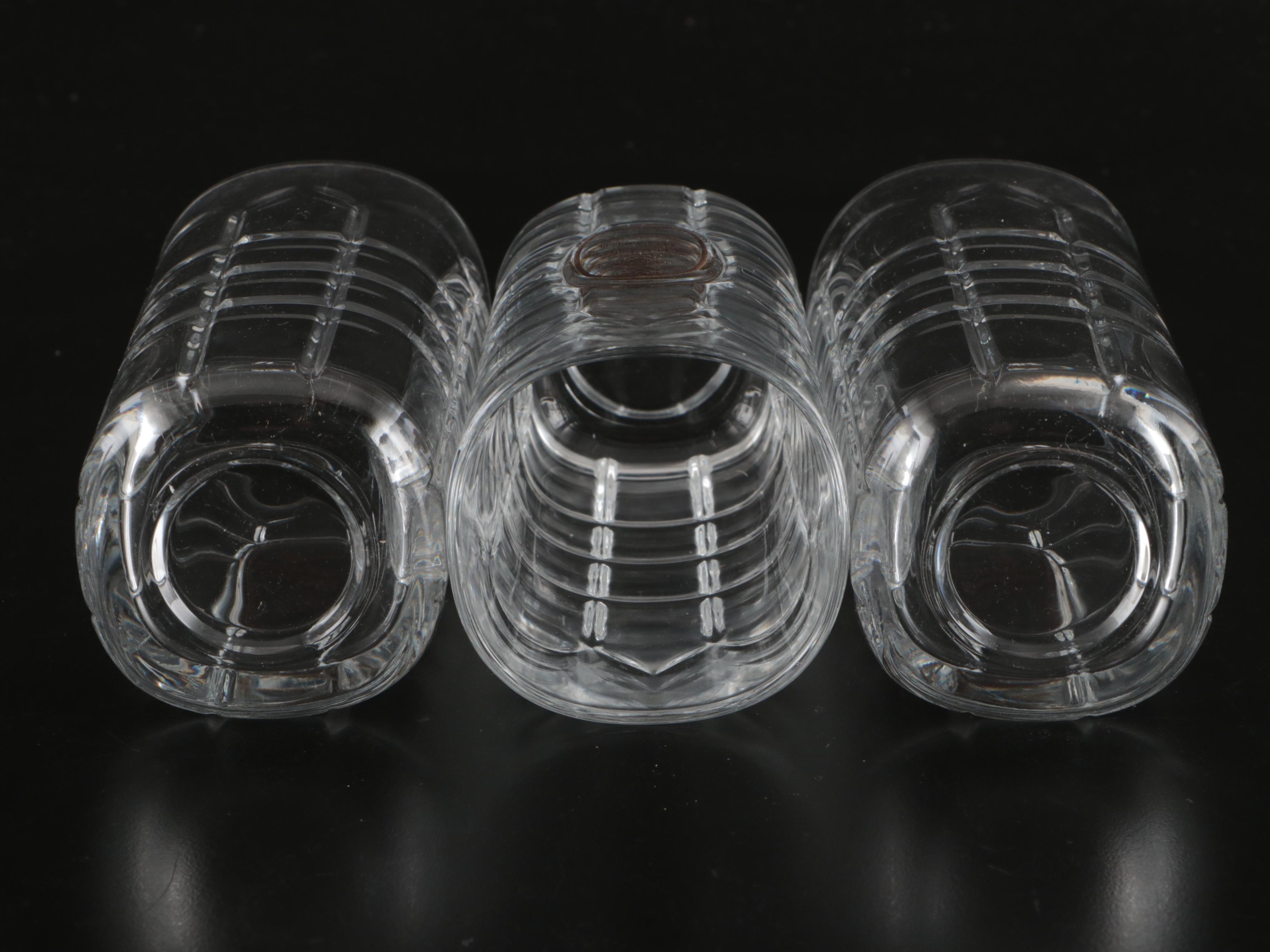 Suntory "Relief Cristal" Decanter and Jug with "Golden Cristal" Glasses