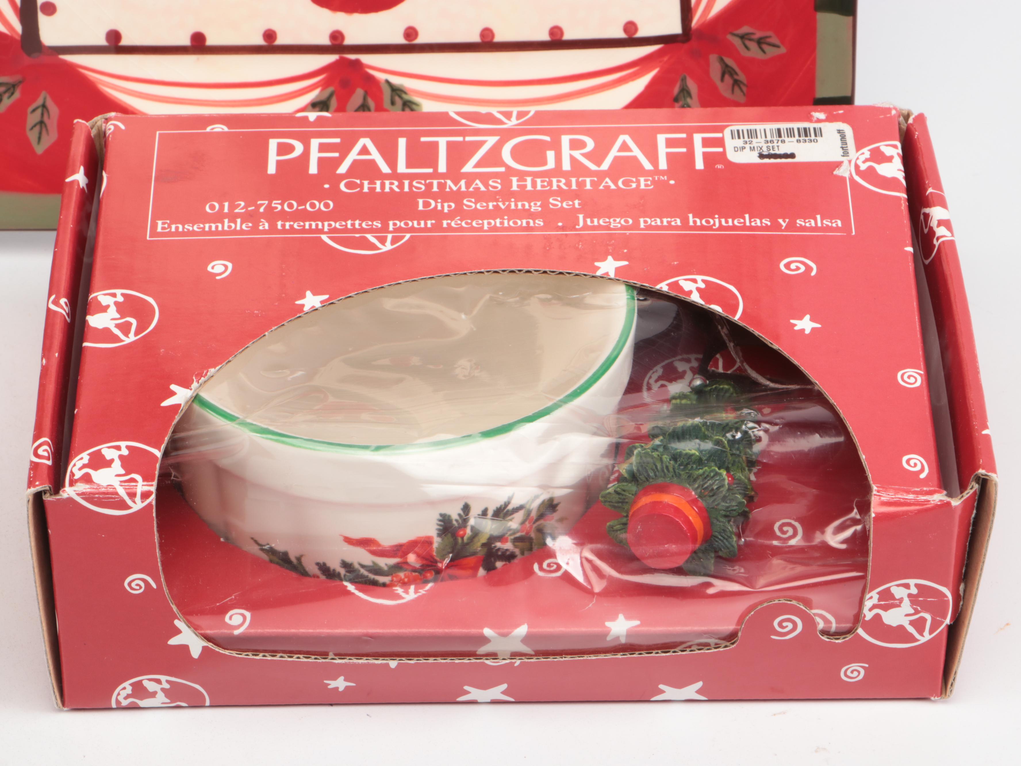 Pfaltzgraff "Christmas Heritage" with Other Tableware and Accessories