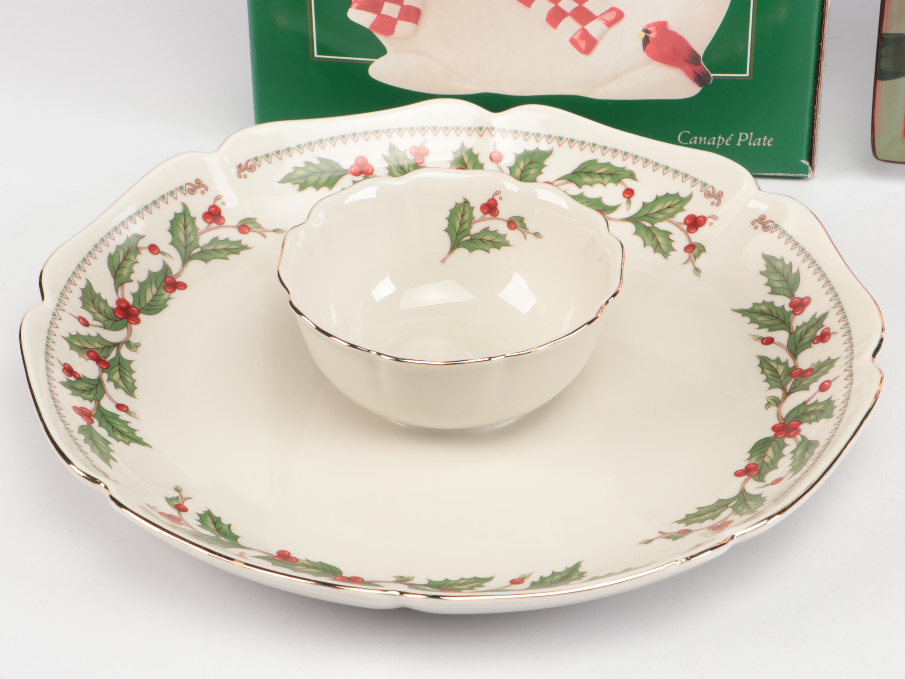 Pfaltzgraff "Christmas Heritage" with Other Tableware and Accessories