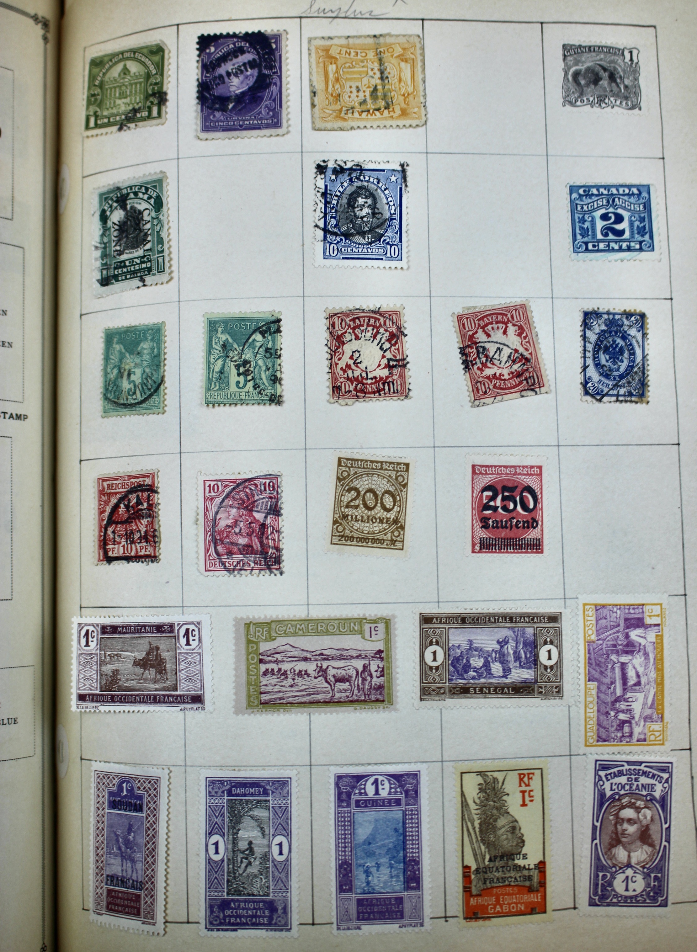 1930 International Junior Postage Stamp Album