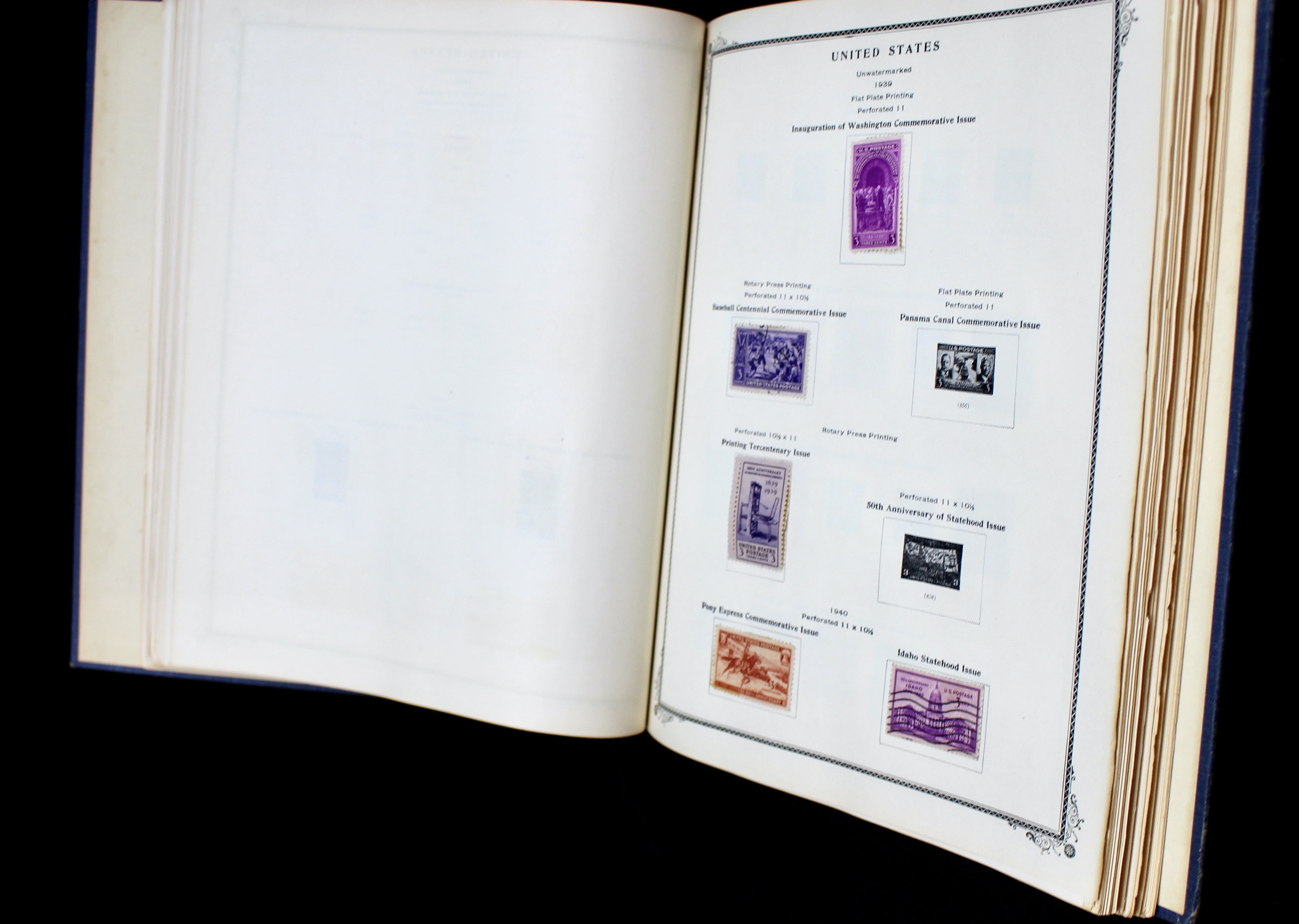 The American Album for United States Stamps, 1857 to 1960s