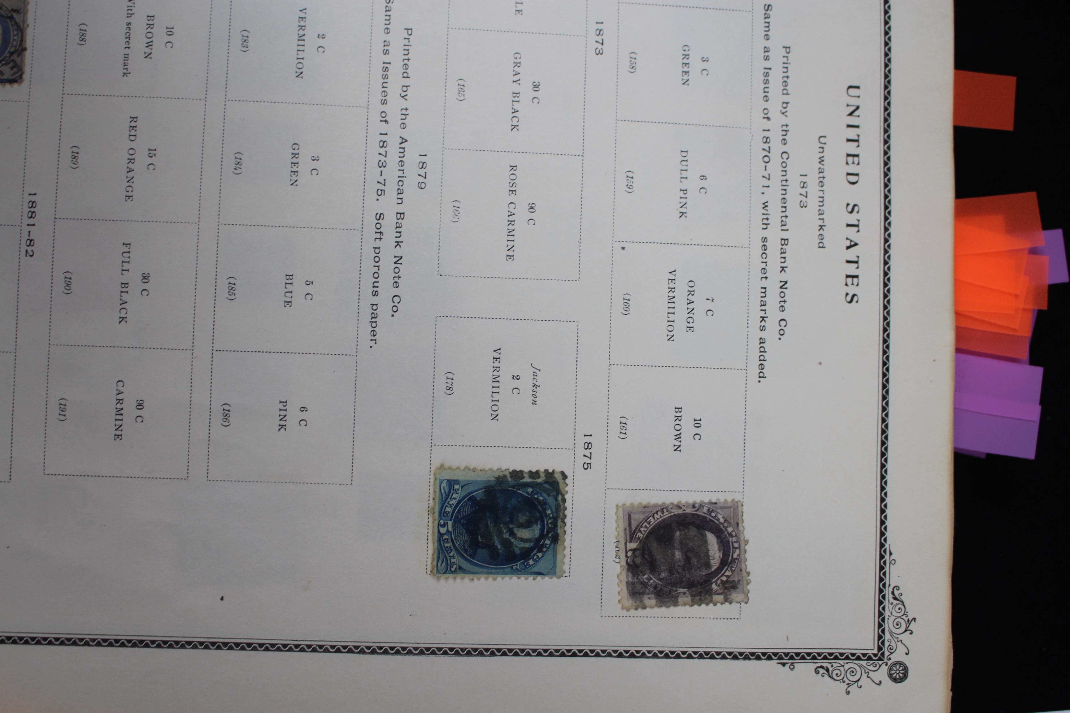 The American Album for United States Stamps, 1857 to 1960s