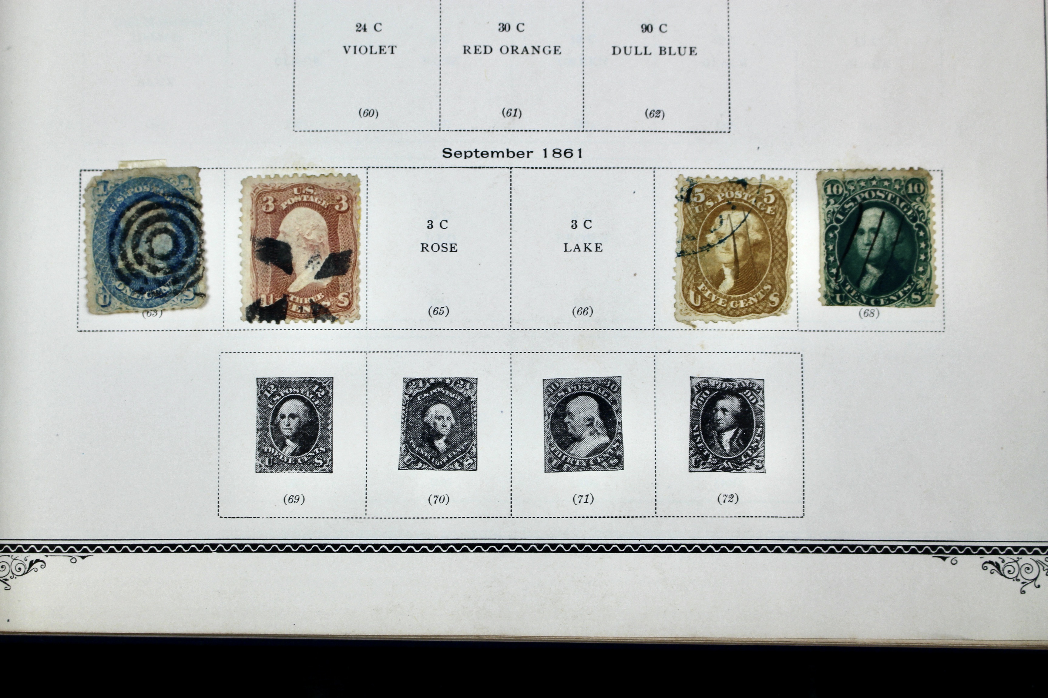 The American Album for United States Stamps, 1857 to 1960s