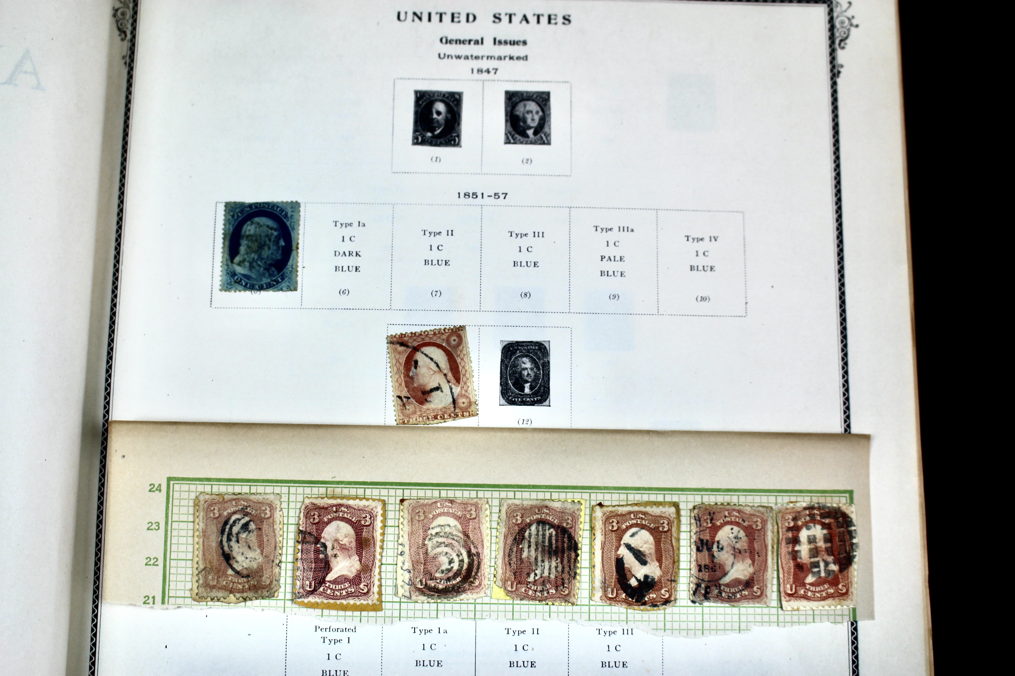 The American Album for United States Stamps, 1857 to 1960s