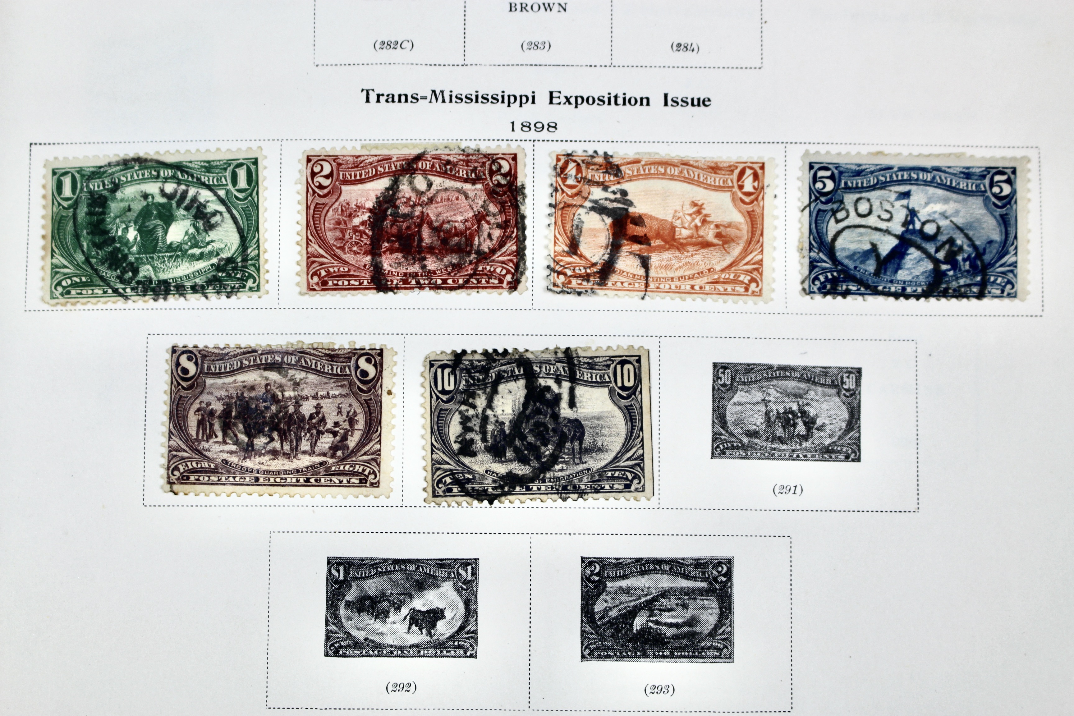 The American Album for United States Stamps, 1857 to 1960s
