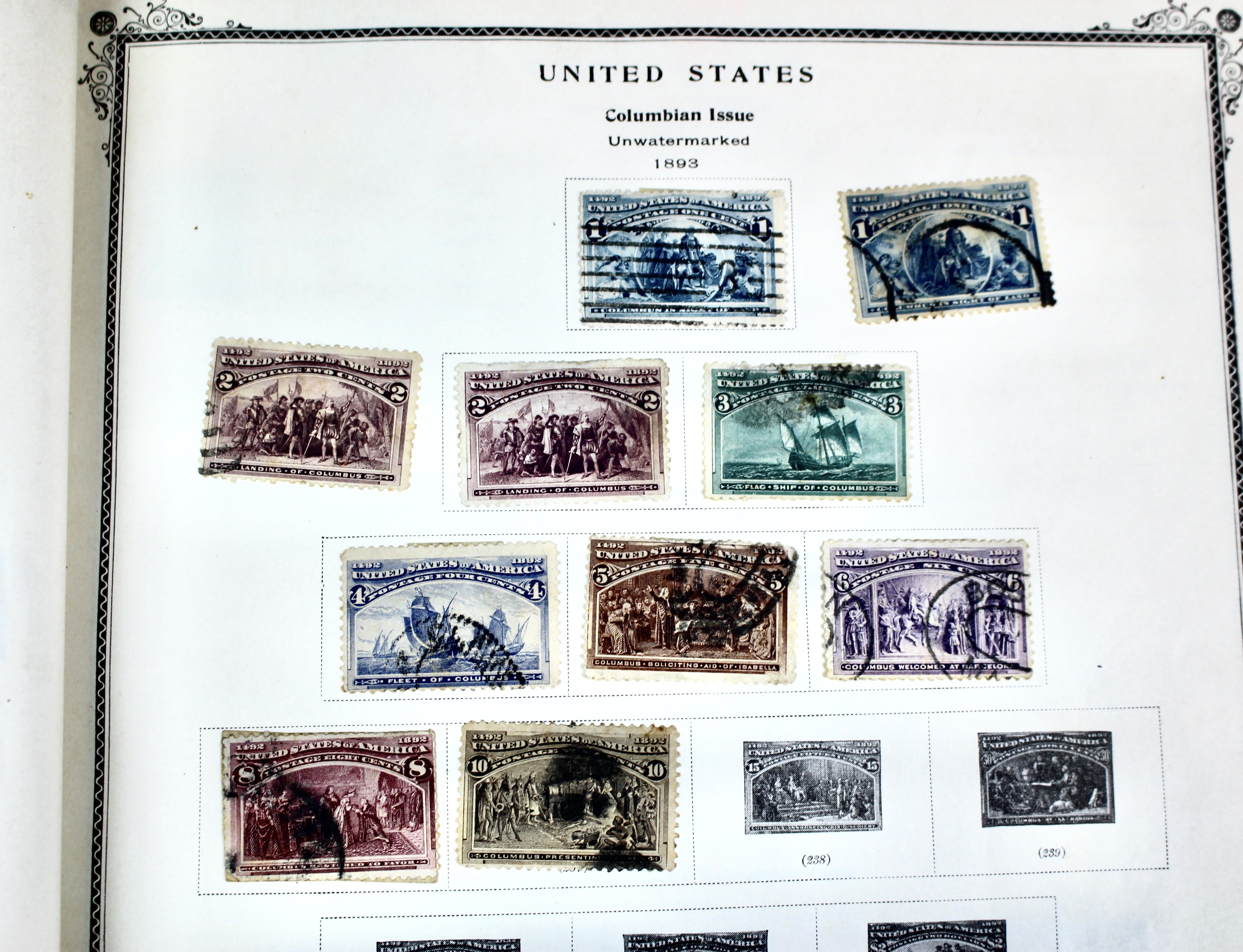 The American Album for United States Stamps, 1857 to 1960s