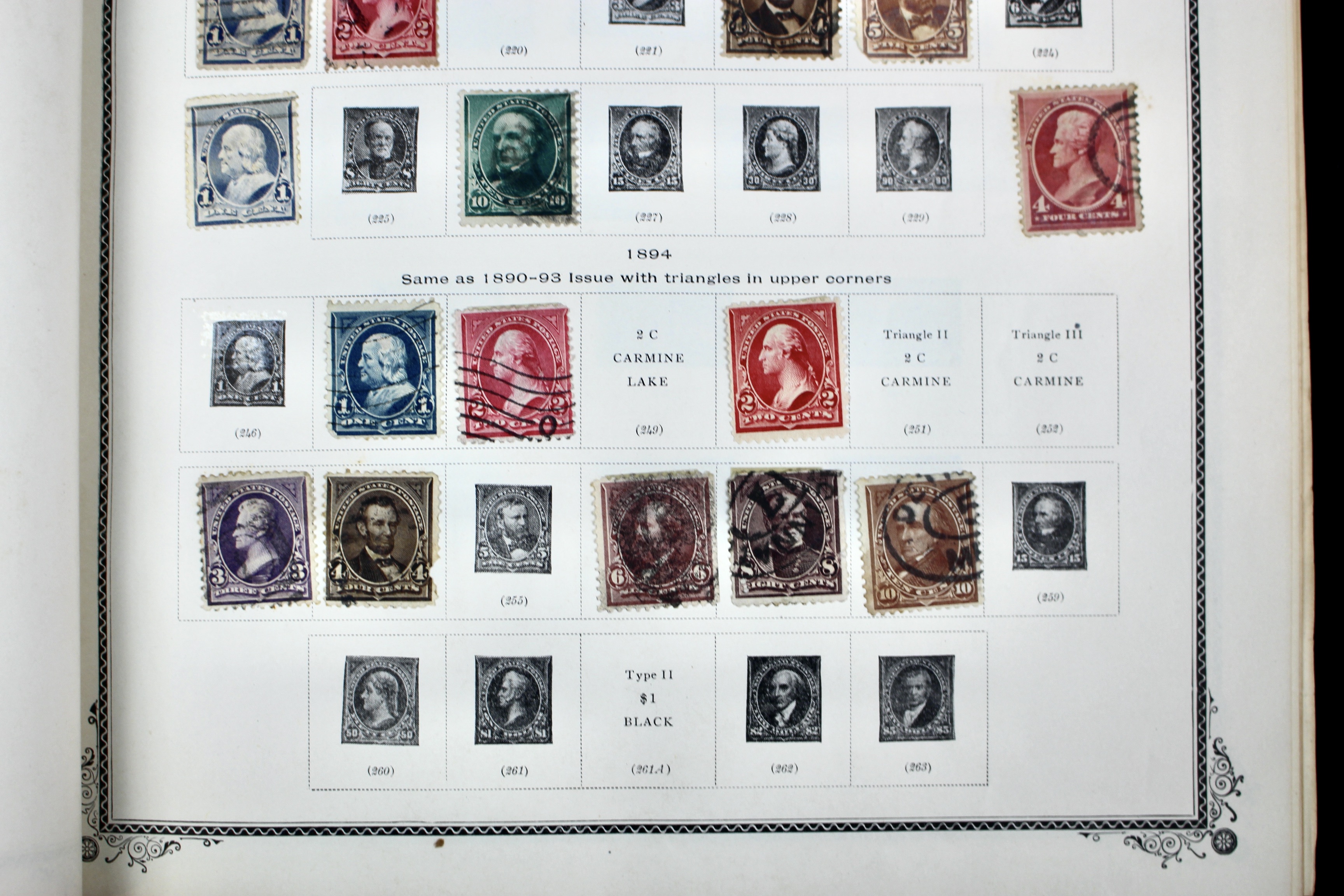 The American Album for United States Stamps, 1857 to 1960s