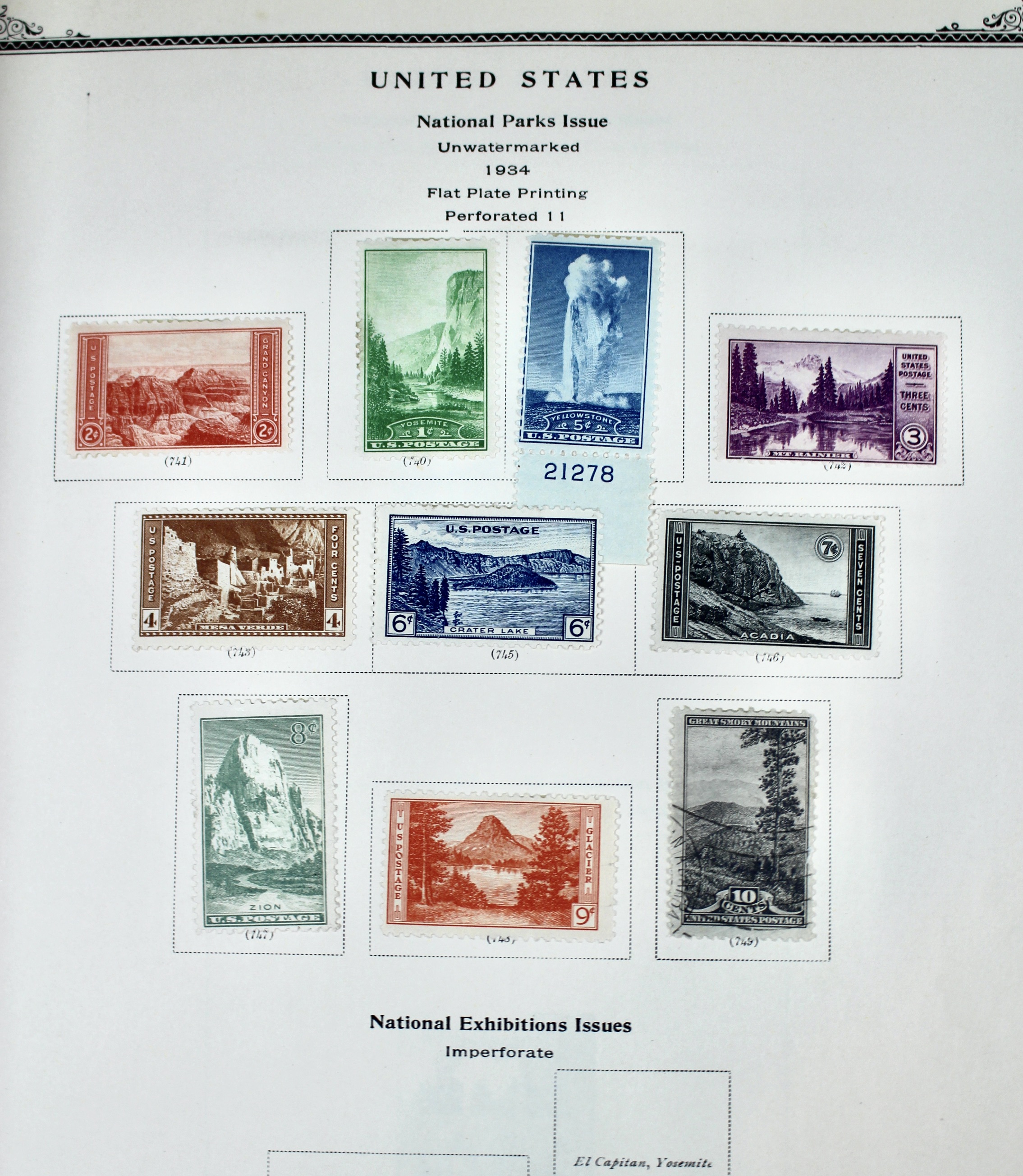 The American Album for United States Stamps, 1857 to 1960s