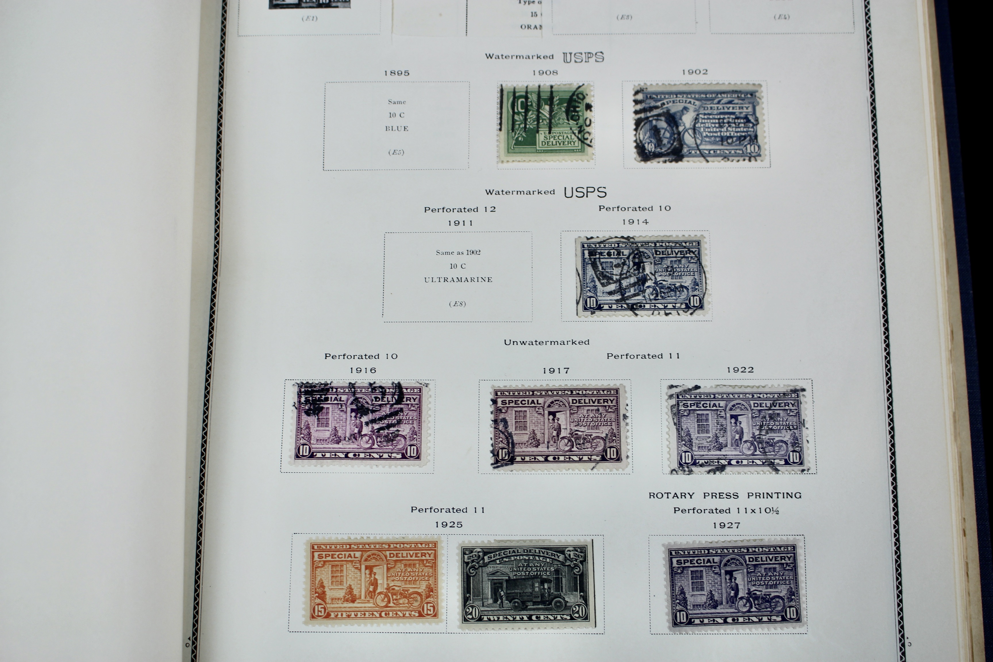 The American Album for United States Stamps, 1857 to 1960s