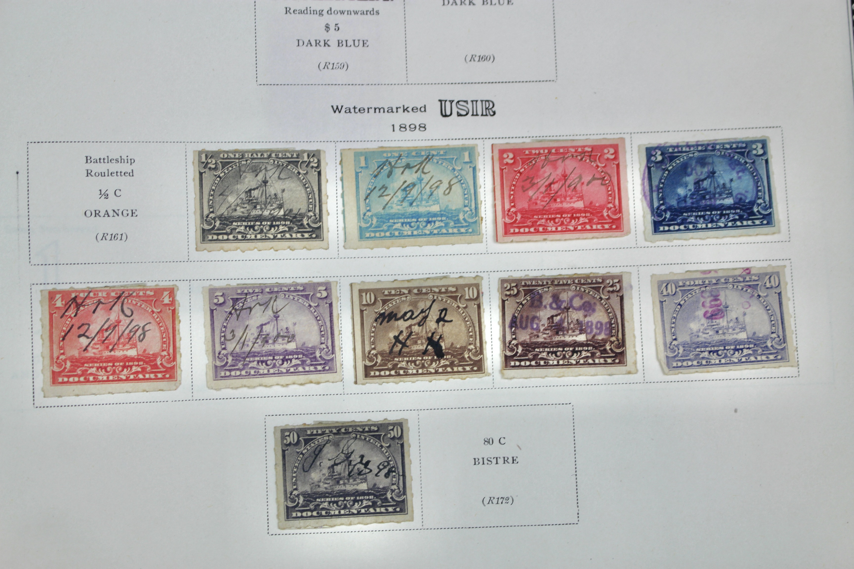 The American Album for United States Stamps, 1857 to 1960s