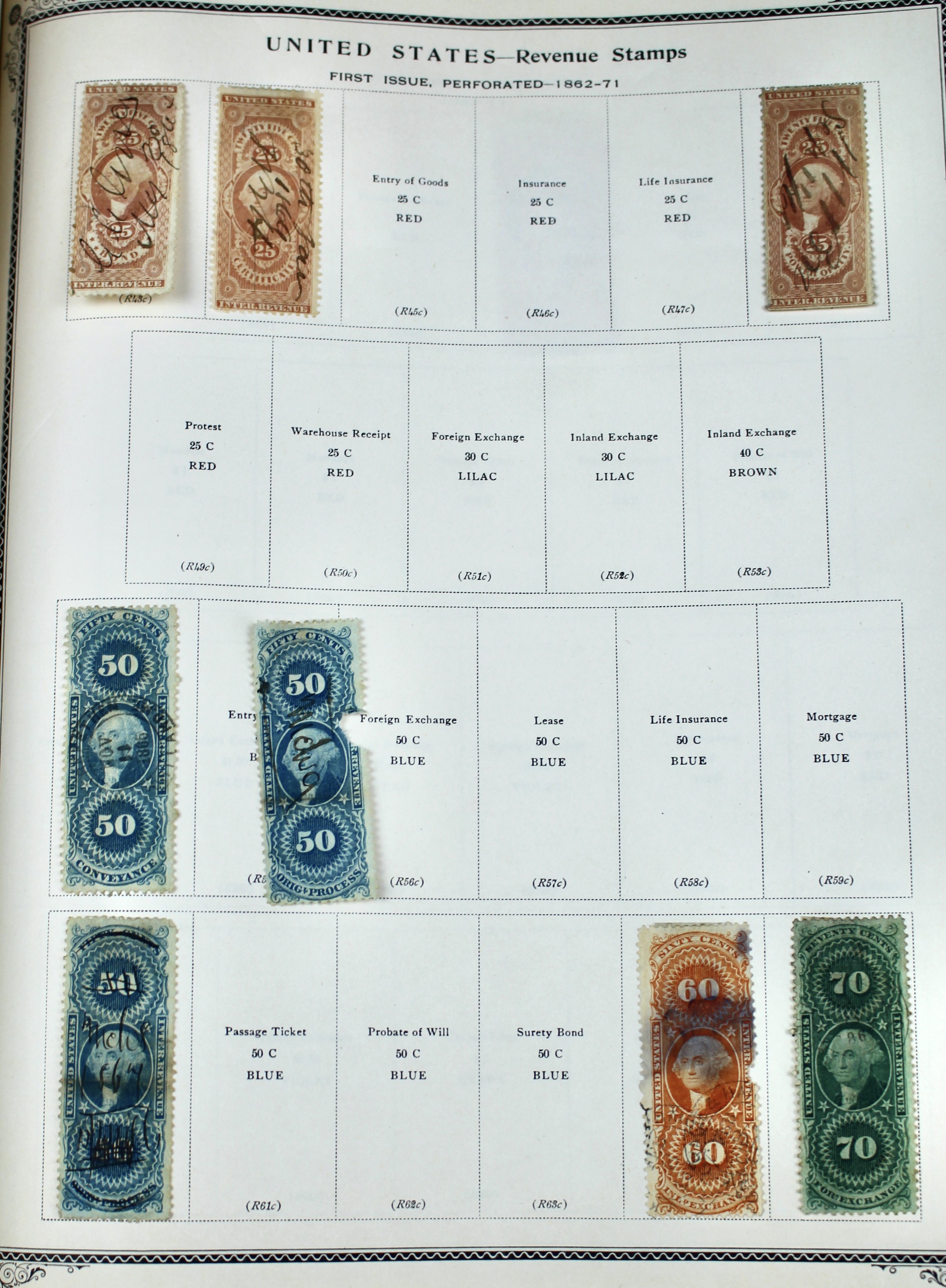 The American Album for United States Stamps, 1857 to 1960s