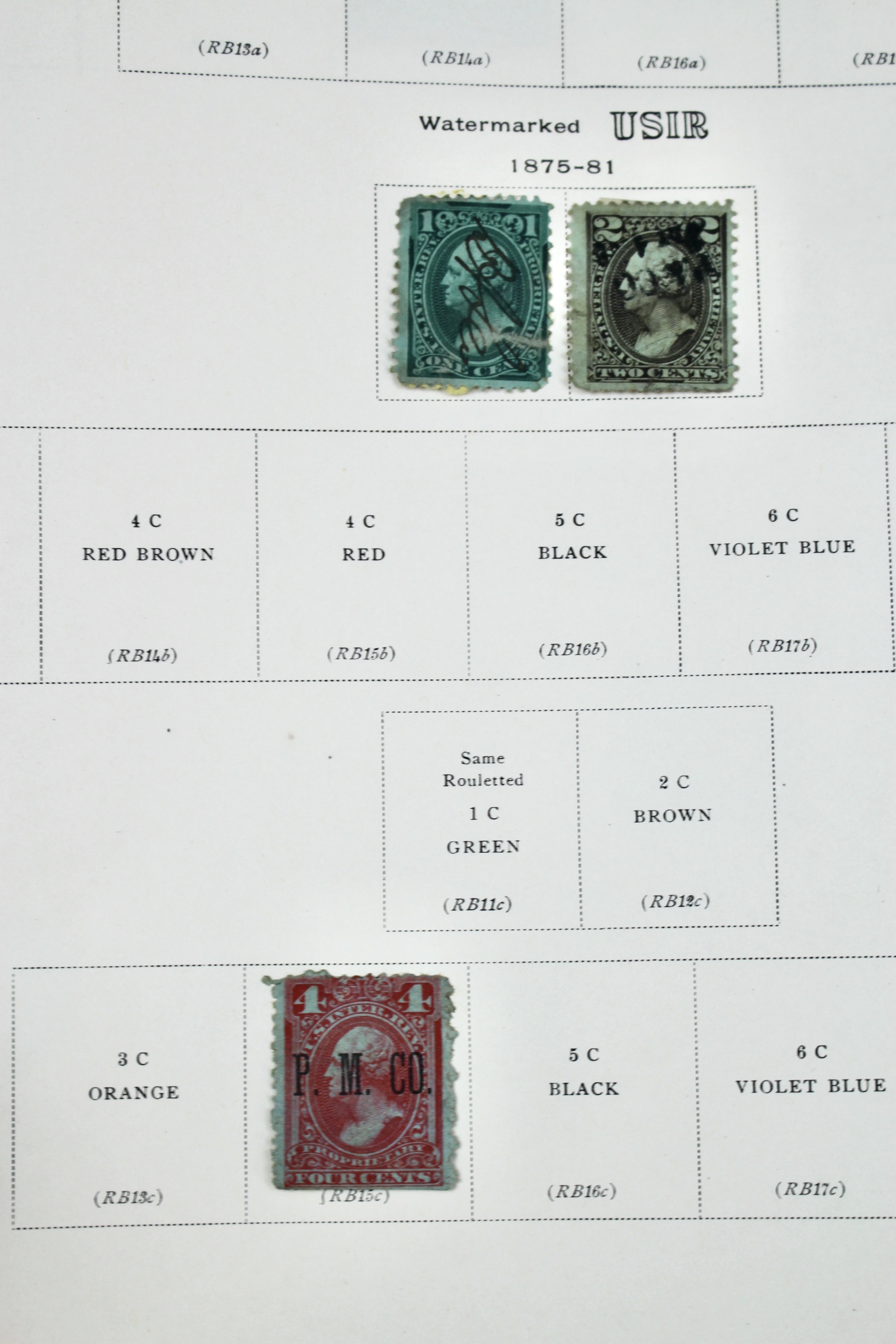 The American Album for United States Stamps, 1857 to 1960s