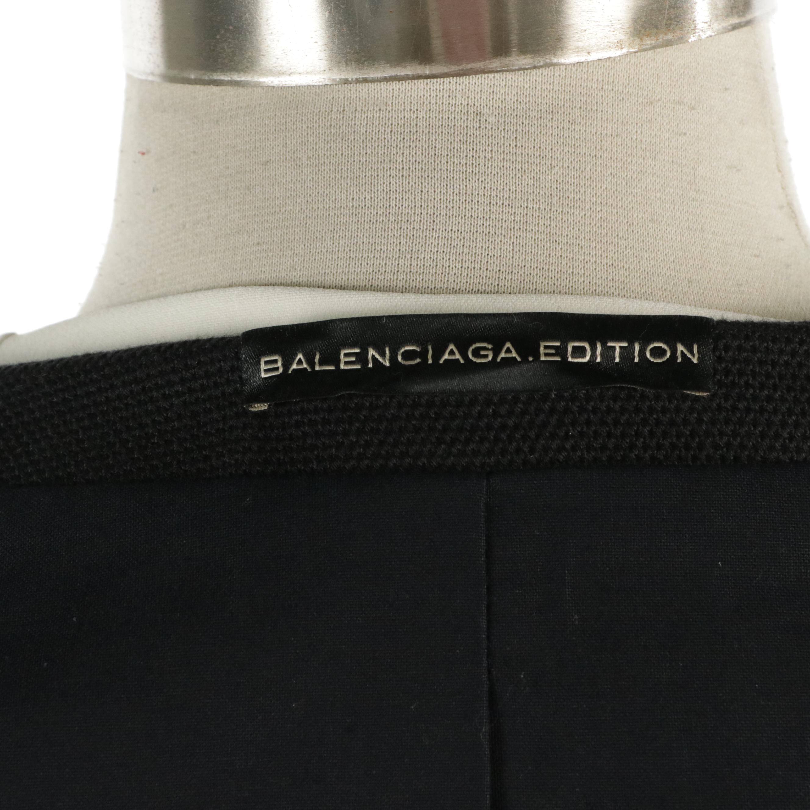 Balenciaga.Edition Textured Silk Bolero Jackets and Sleeveless Top with Bow