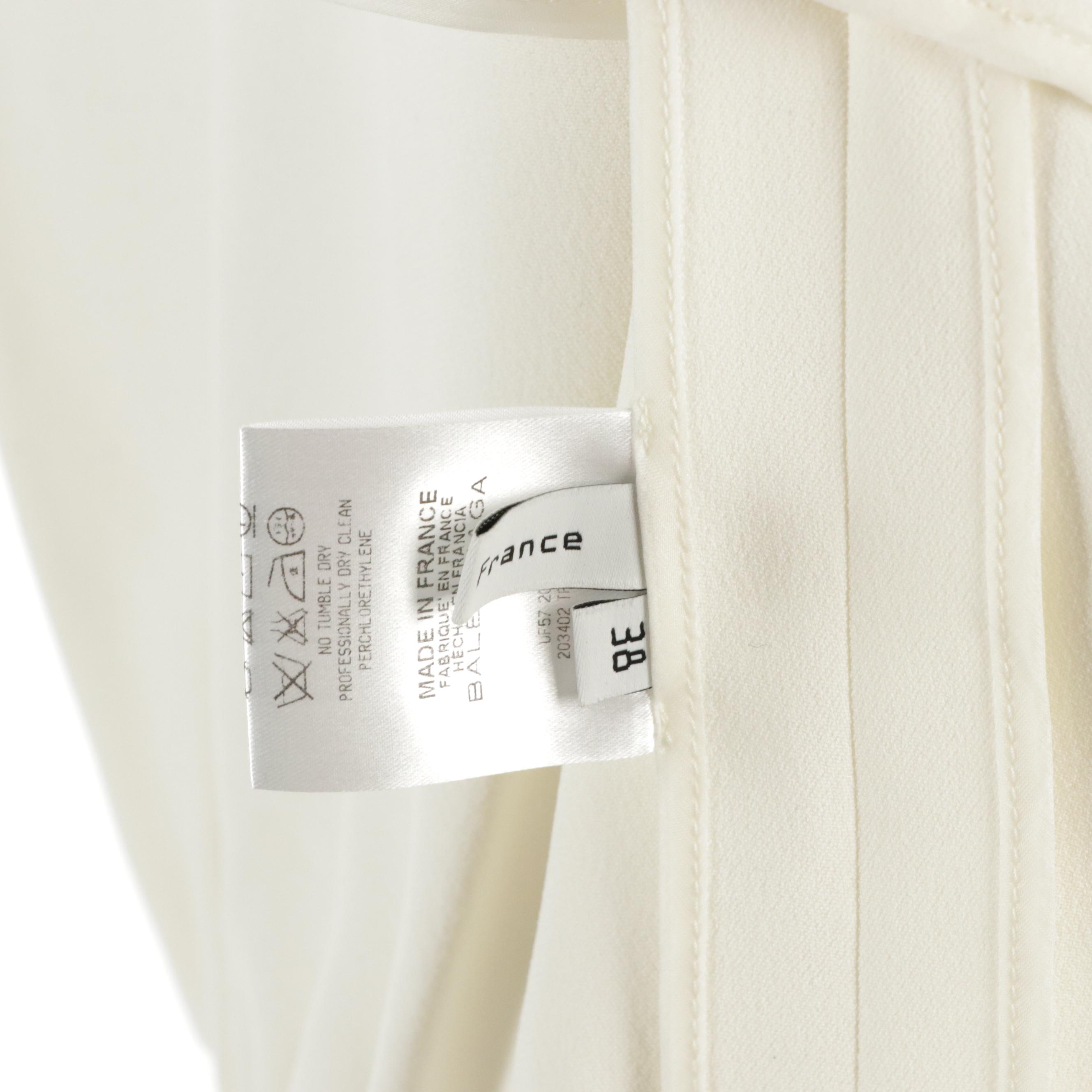 Balenciaga.Edition Textured Silk Bolero Jackets and Sleeveless Top with Bow