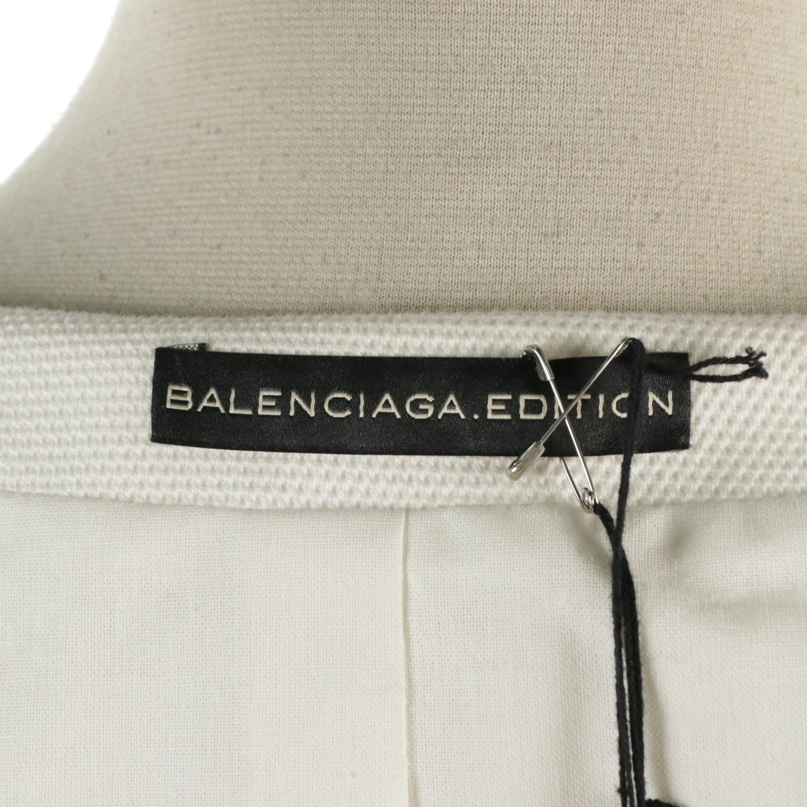 Balenciaga.Edition Textured Silk Bolero Jackets and Sleeveless Top with Bow