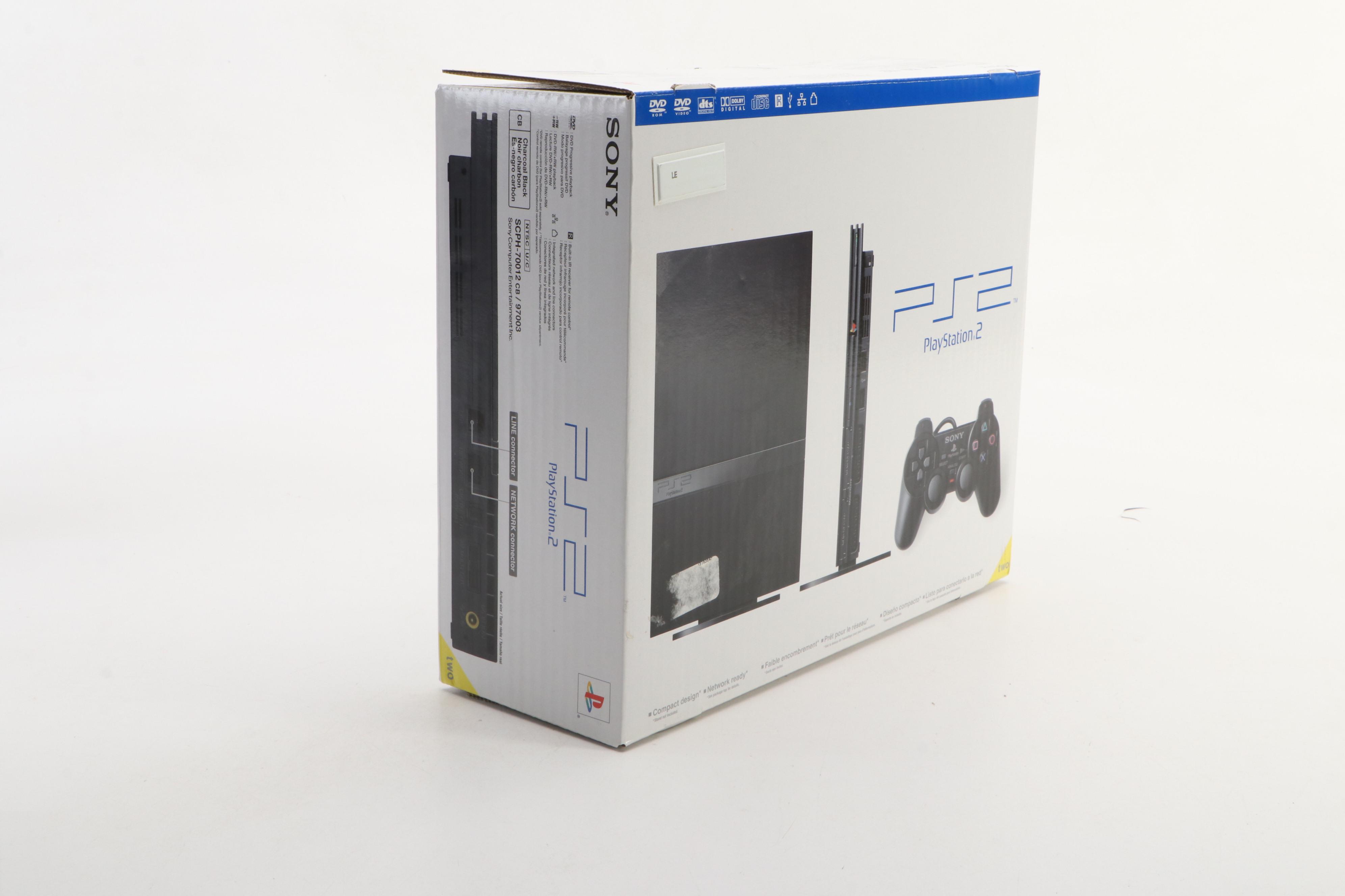 Sony PlayStation 2 Console with Video Games, Controllers, Memory Cards, and More