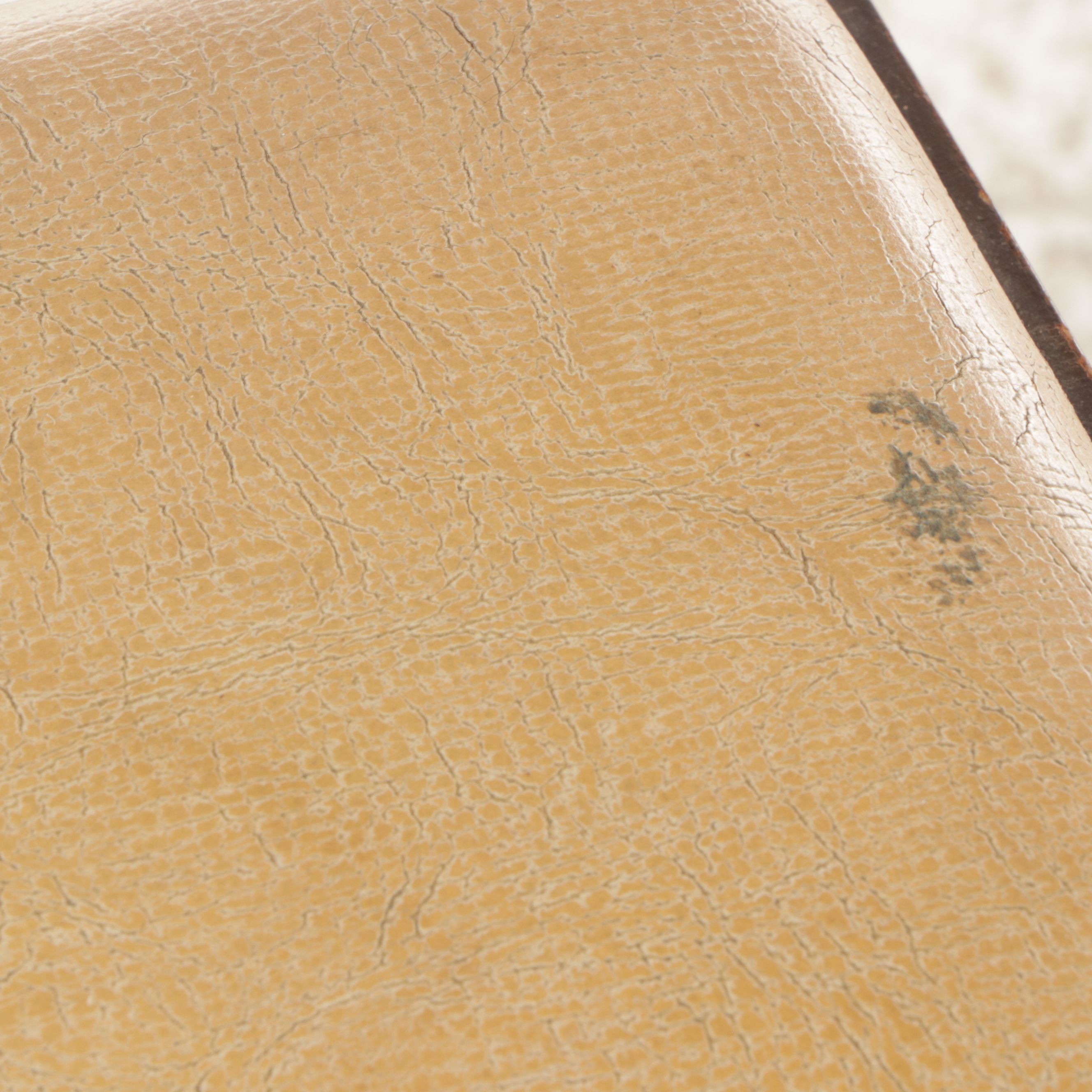 Singer MCM Model 15 Sewing Machine Table and Storage Stool, 1942