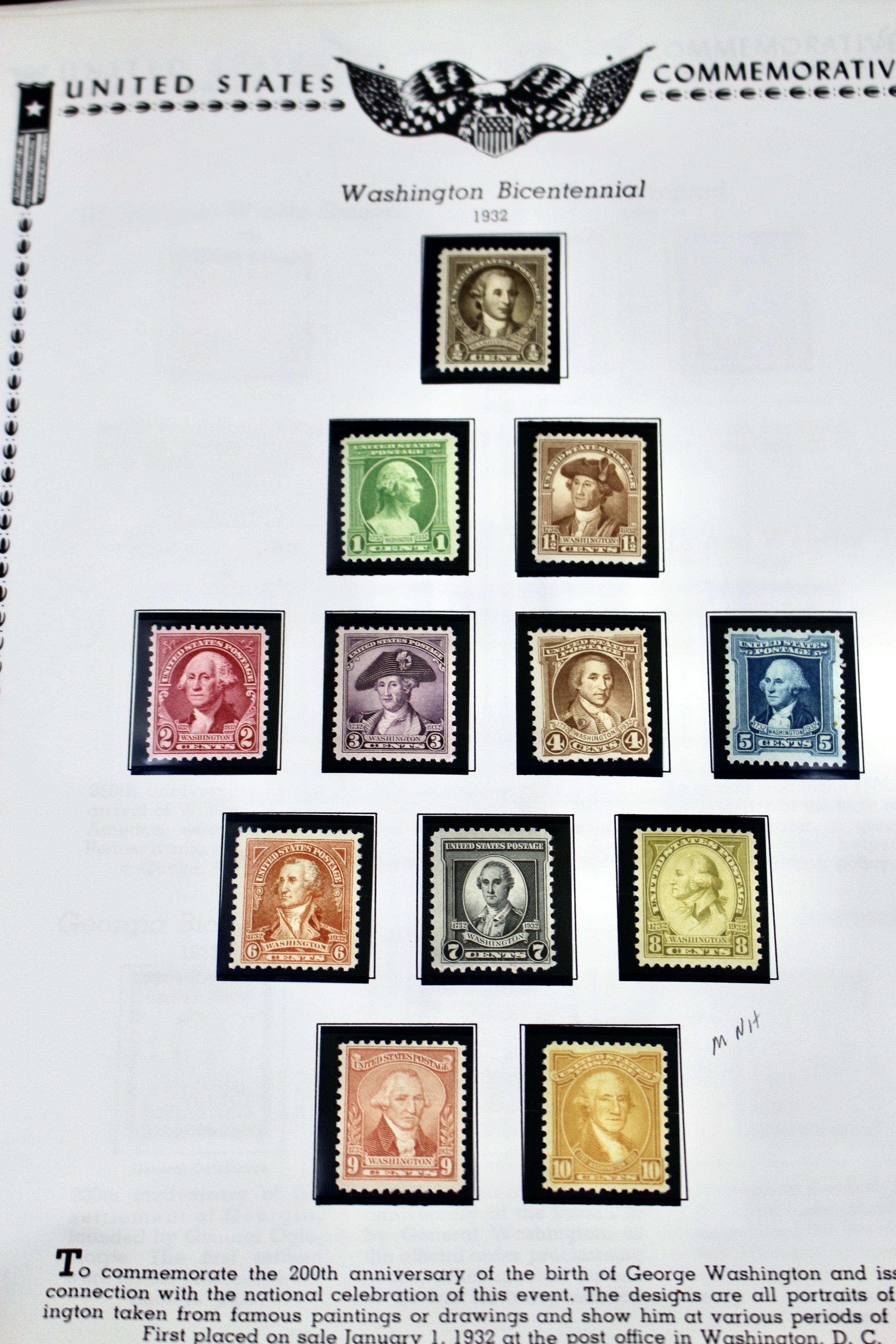 Mint Condition U.S. Stamp Collection, 1919 to 1935