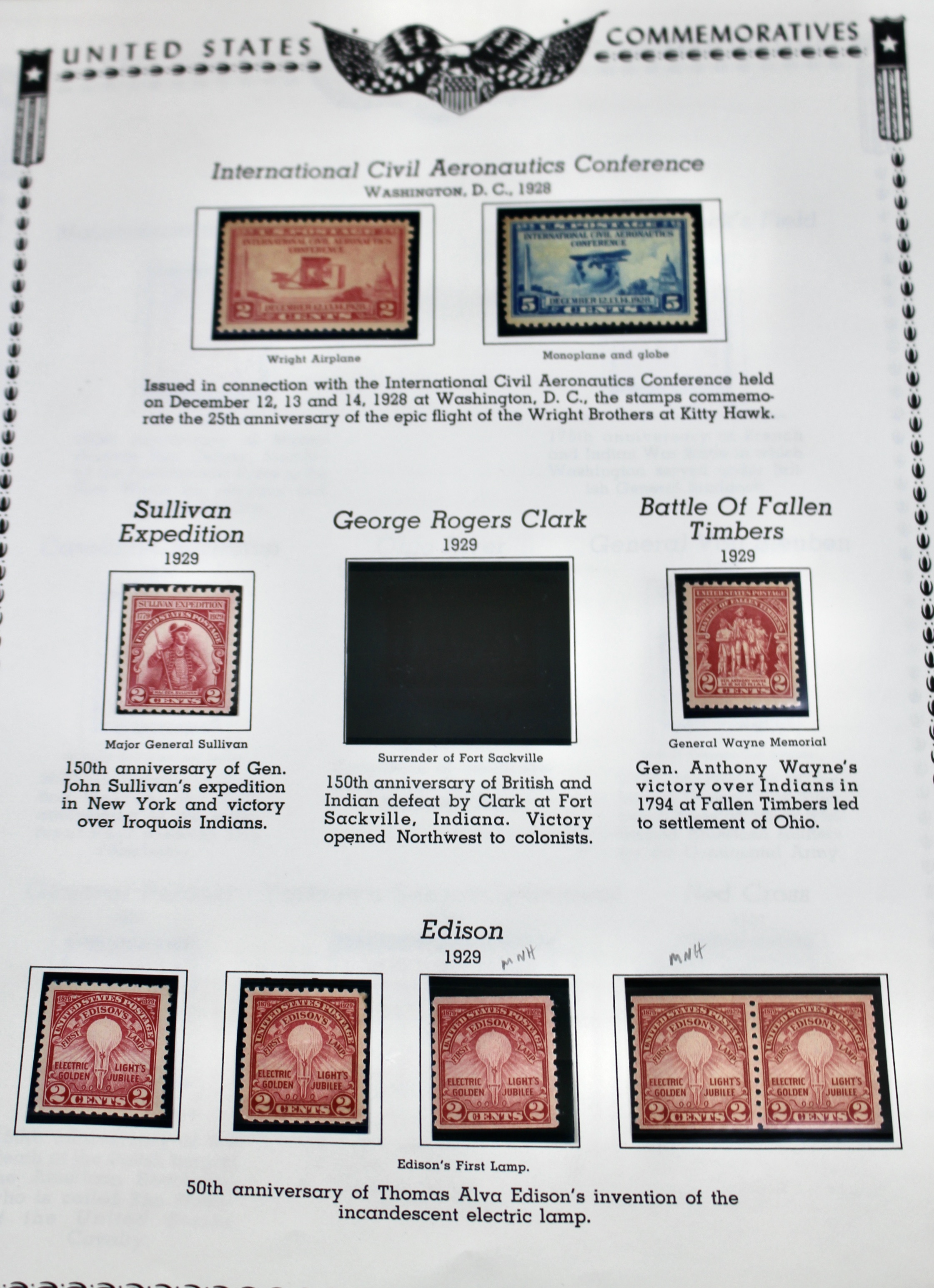 Mint Condition U.S. Stamp Collection, 1919 to 1935