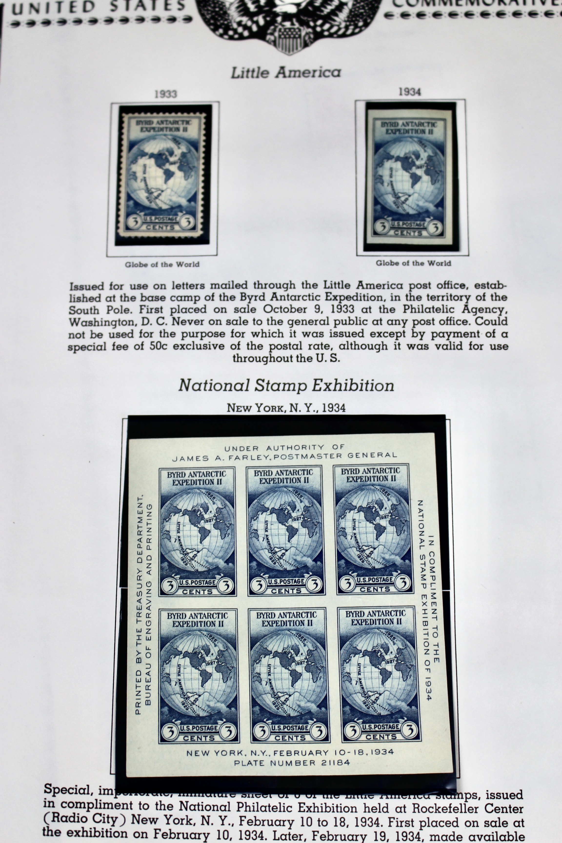Mint Condition U.S. Stamp Collection, 1919 to 1935