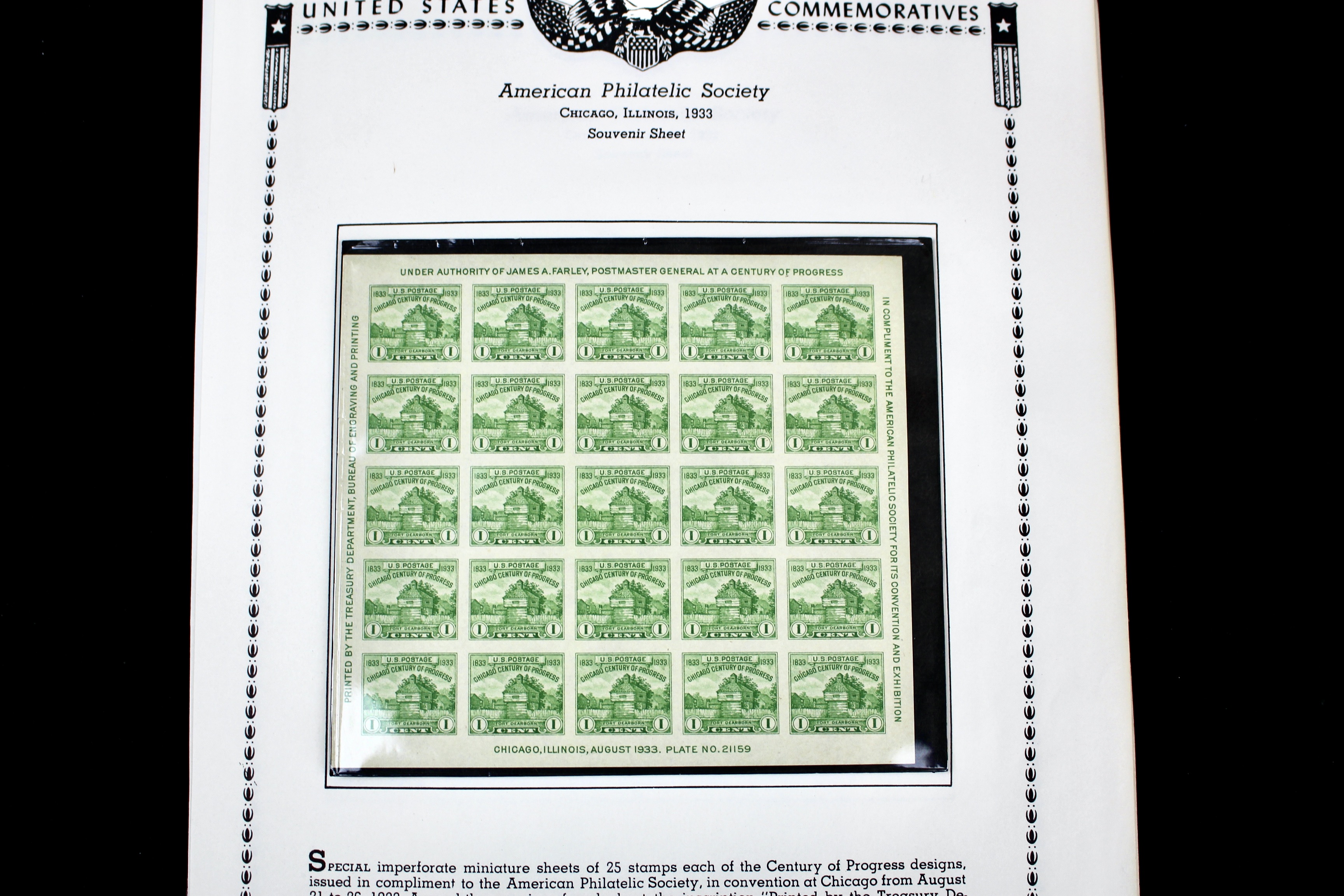Mint Condition U.S. Stamp Collection, 1919 to 1935