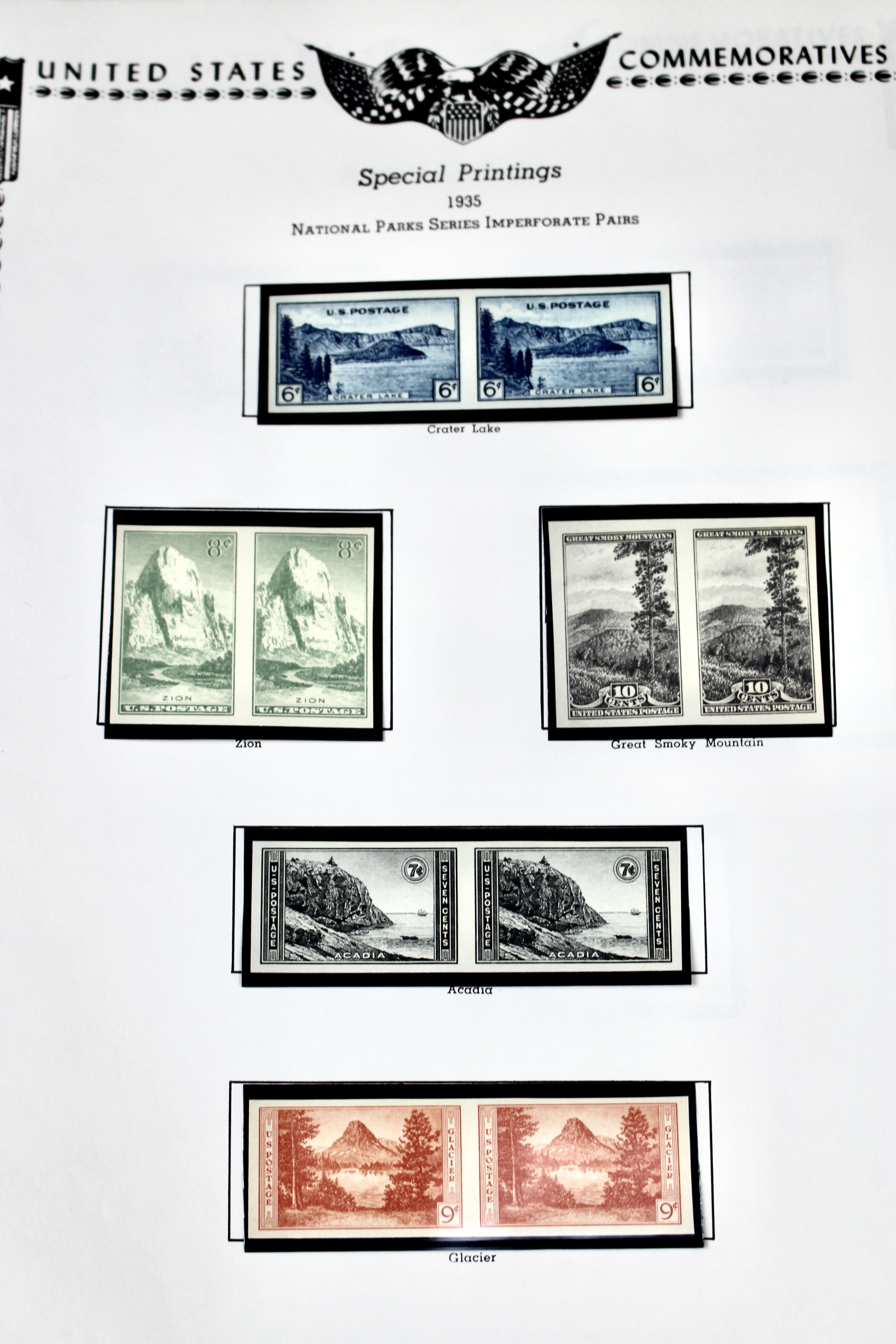 Mint Condition U.S. Stamp Collection, 1919 to 1935