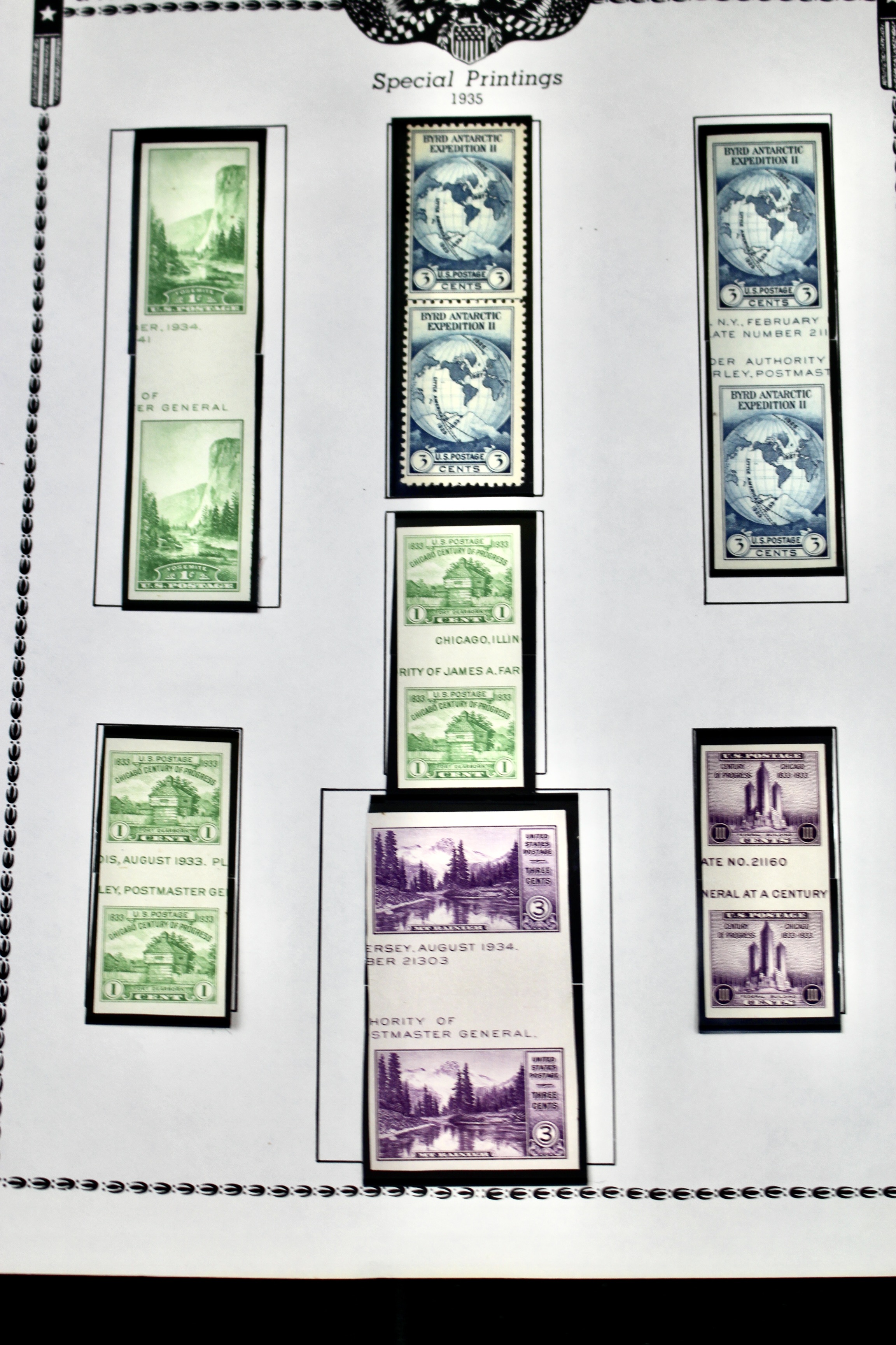 Mint Condition U.S. Stamp Collection, 1919 to 1935