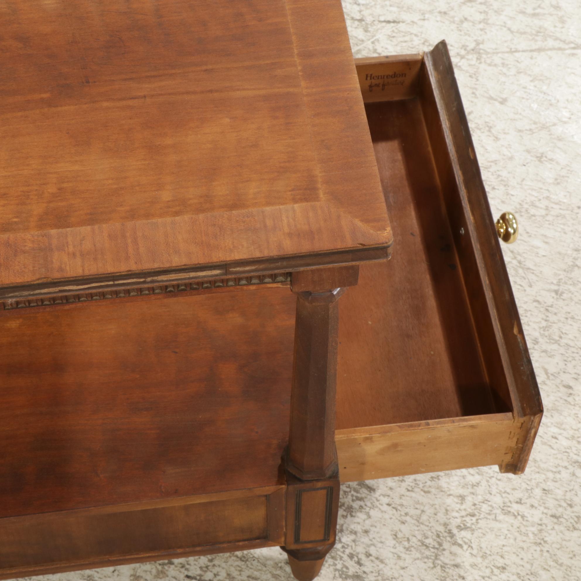 Henredon Mahogany Side Table, Late 20th Century