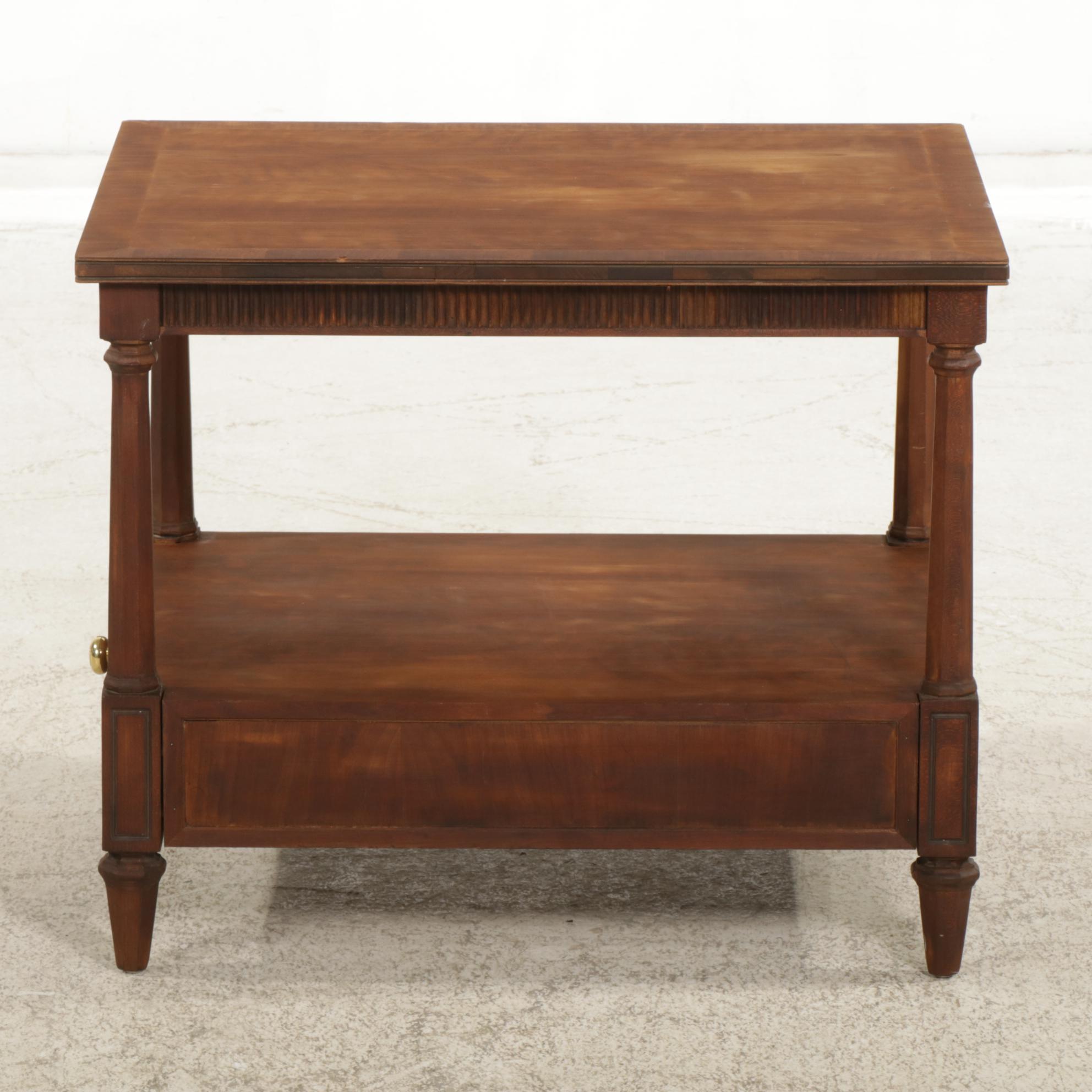 Henredon Mahogany Side Table, Late 20th Century