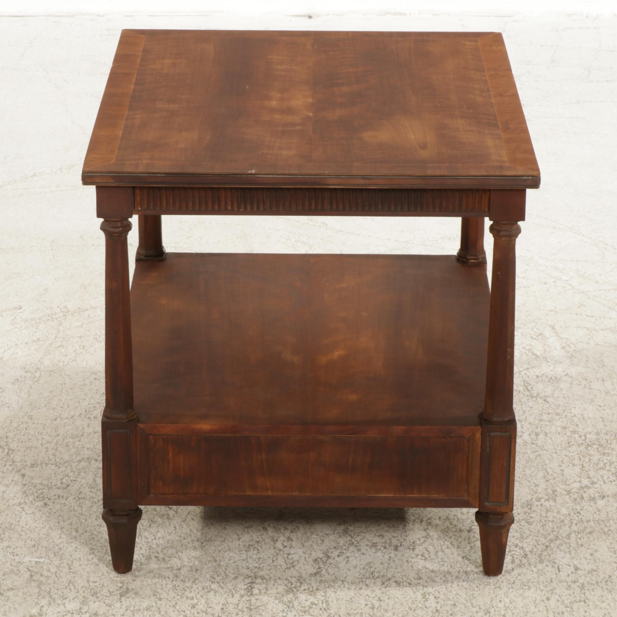 Henredon Mahogany Side Table, Late 20th Century