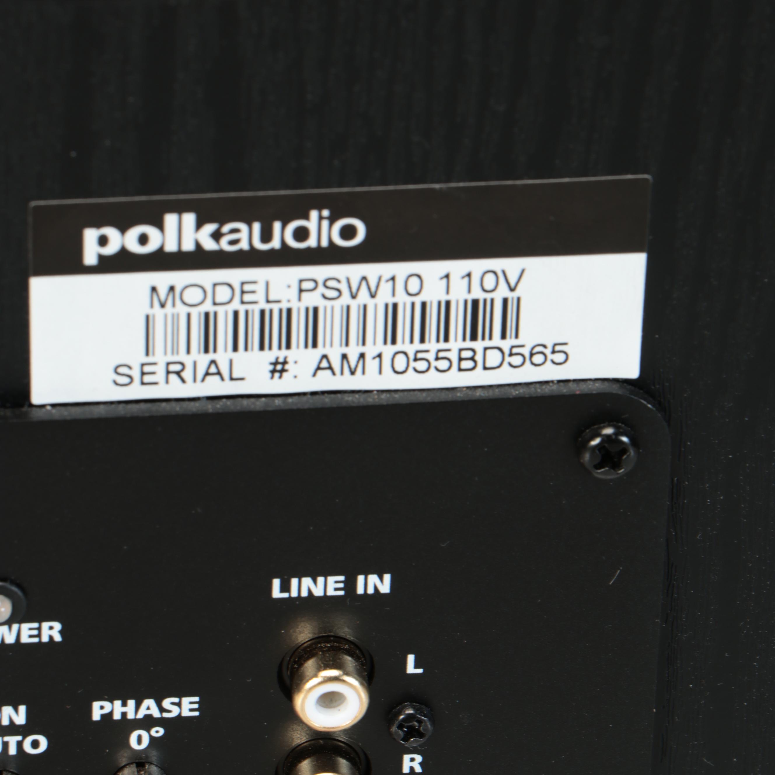 Polk Audio Signature Elite ES55 Floor Standing Speakers with PSW10 Subwoofer