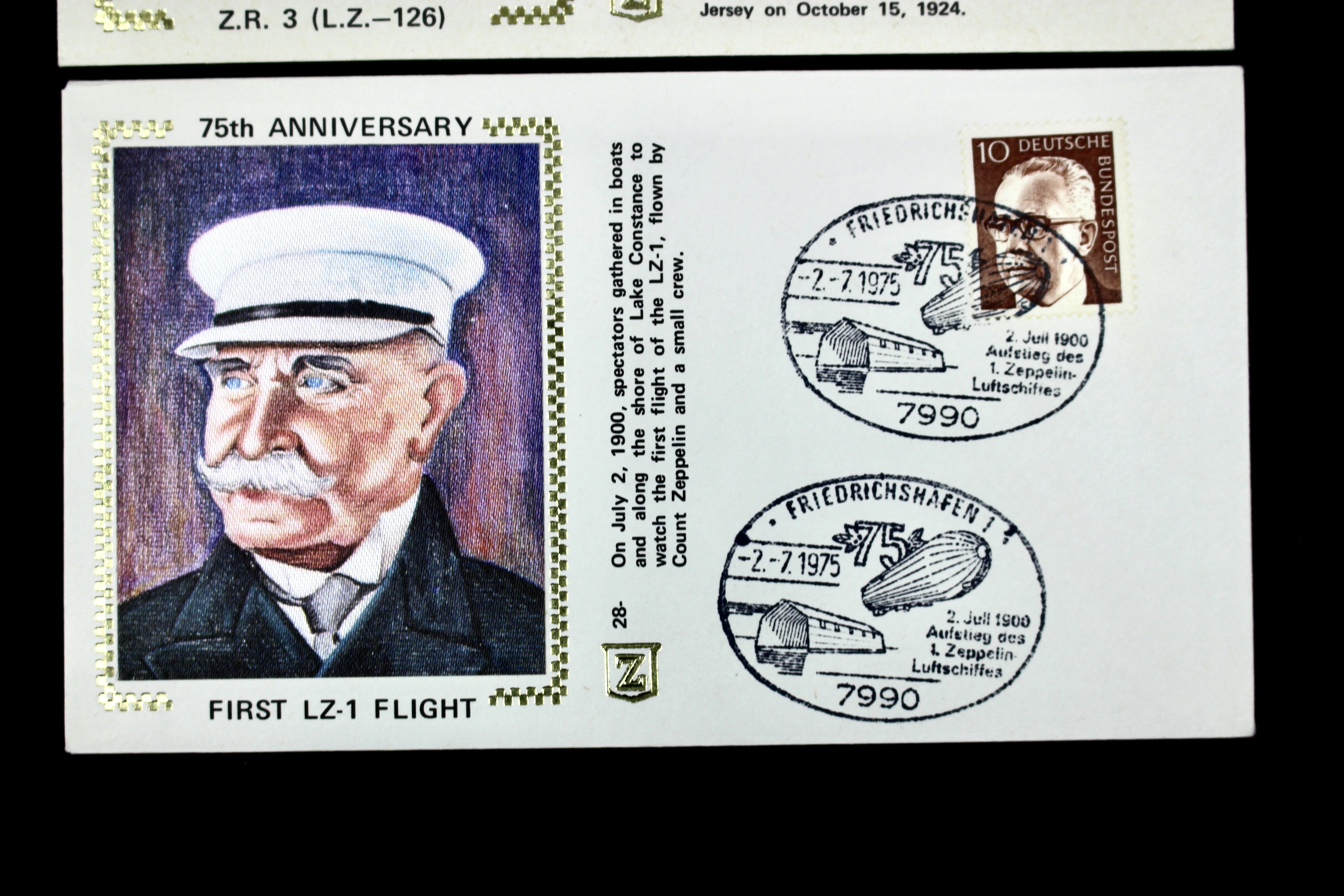 Nineteen Silk Cachet Commemorative Graf Zeppelin Postal Covers